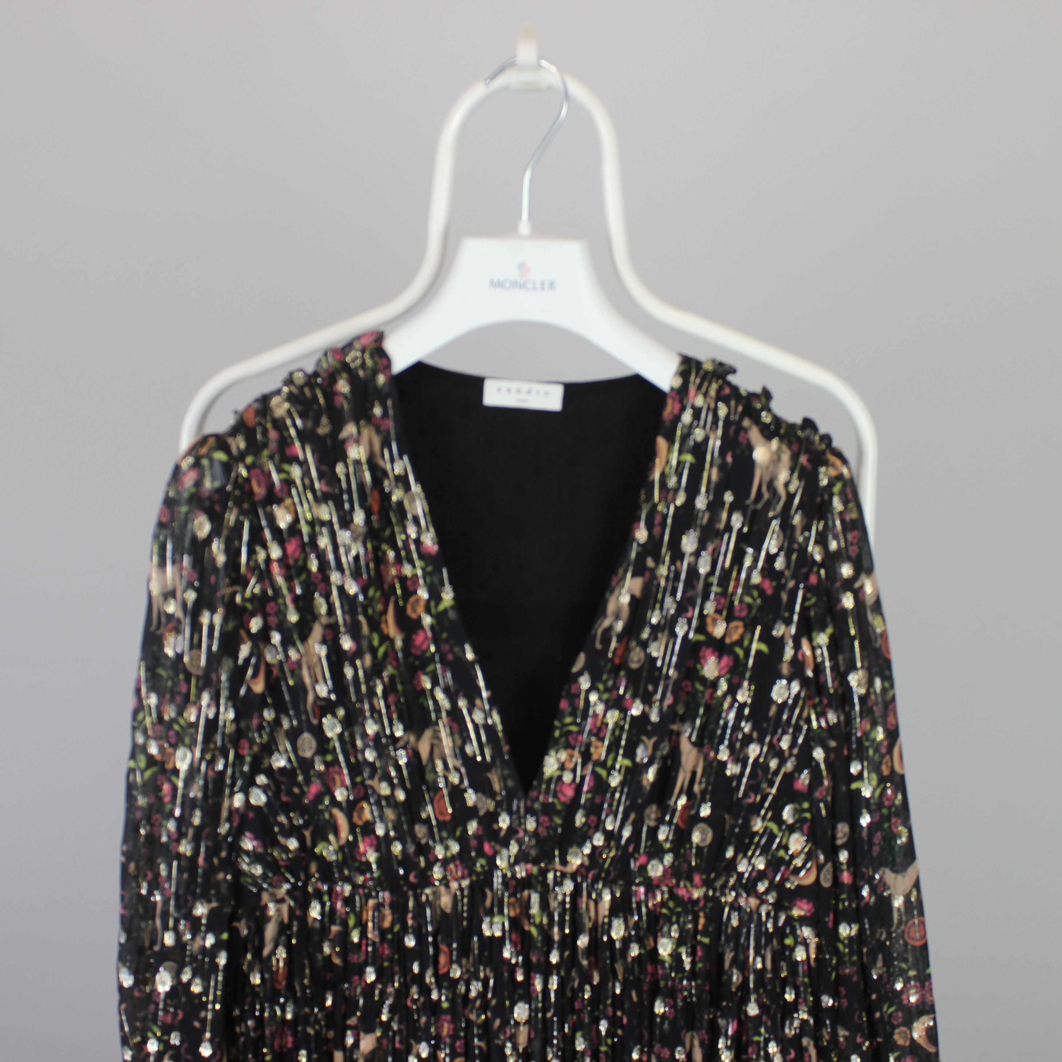 Sandro Sandro Paris dress women Dinna Printed 38 silk Size XS / US 0-2 / IT 36-38 - 6 Thumbnail