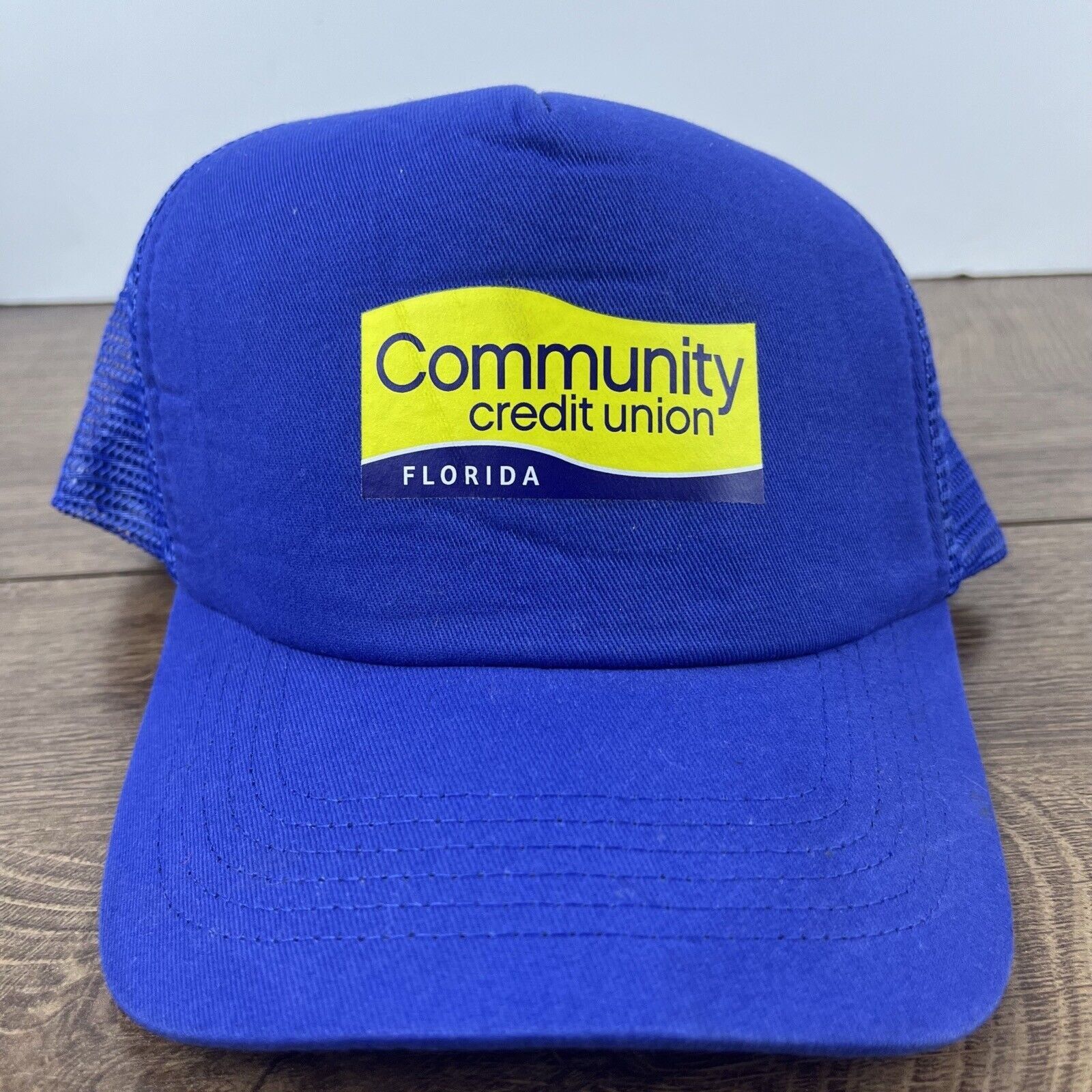 Other Community Credit Union Snapback Hat Blue Adjustable Hat Blue Size ONE SIZE - 3 Thumbnail