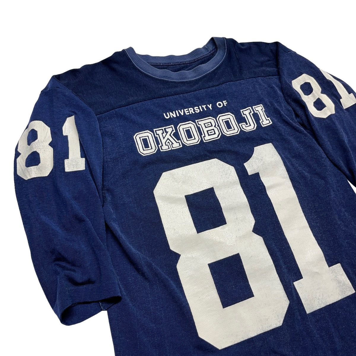 Vintage Vintage University of Okoboji durene Football Jersey Size US M / EU 48-50 / 2 - 2 Thumbnail
