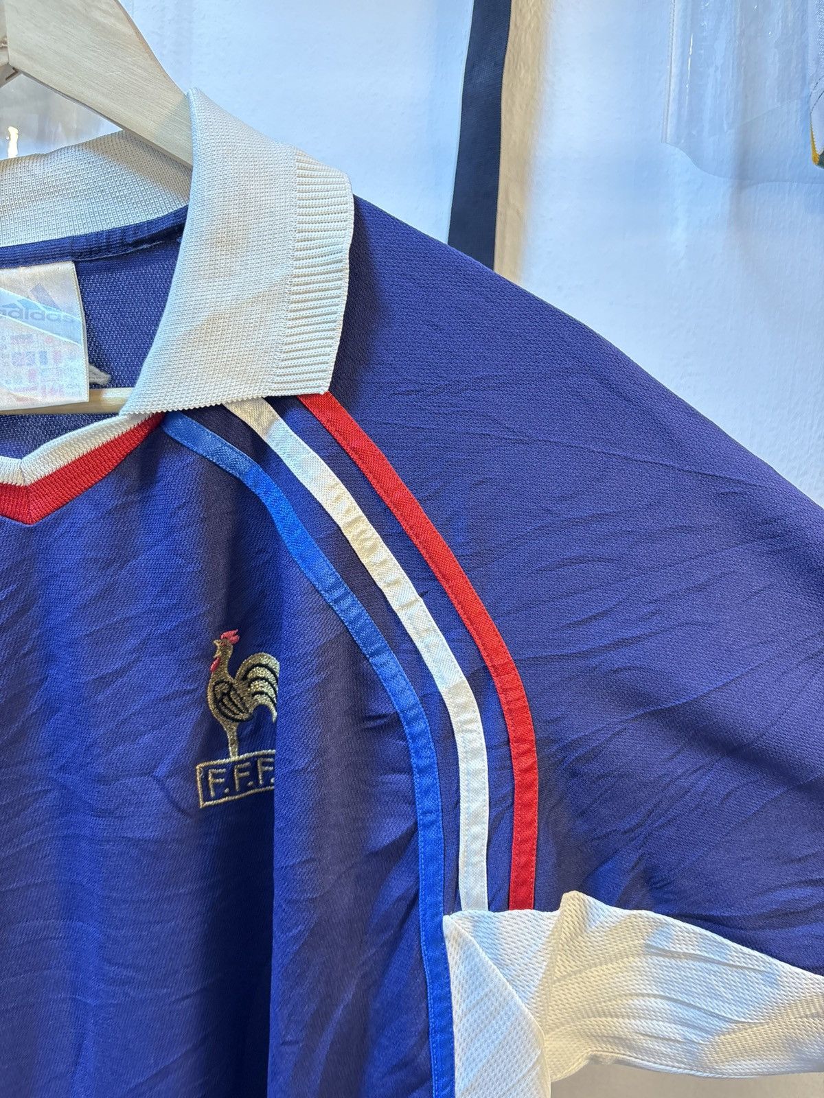 Adidas Vintage 1998-2000 France Football Team Training Kit Size US XL / EU 56 / 4 - 9 Thumbnail