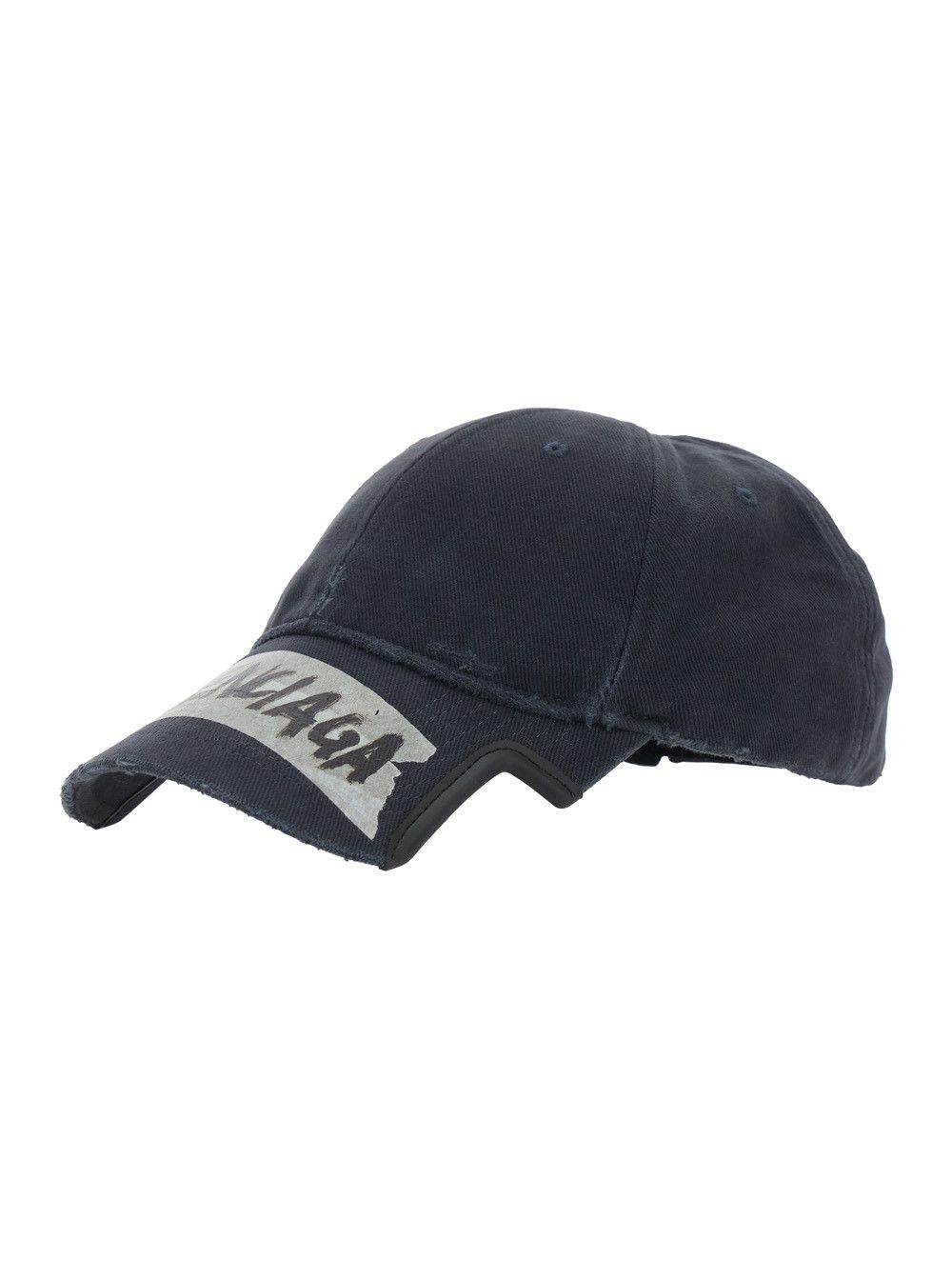 Balenciaga Black Baseball Cap with Maxi Logo Lettering on the Front in Cotton Man Size ONE SIZE - 1 Thumbnail