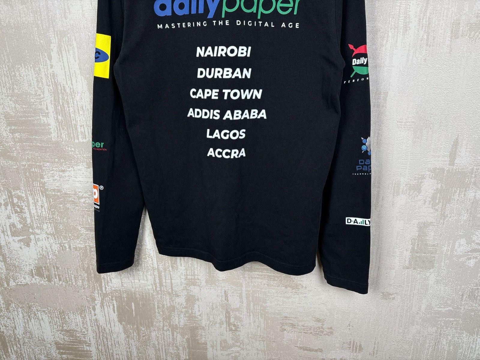 Daily Paper Daily Paper Feff Graphic Long Sleeve T-shirt Black Size US M / EU 48-50 / 2 - 16 Thumbnail