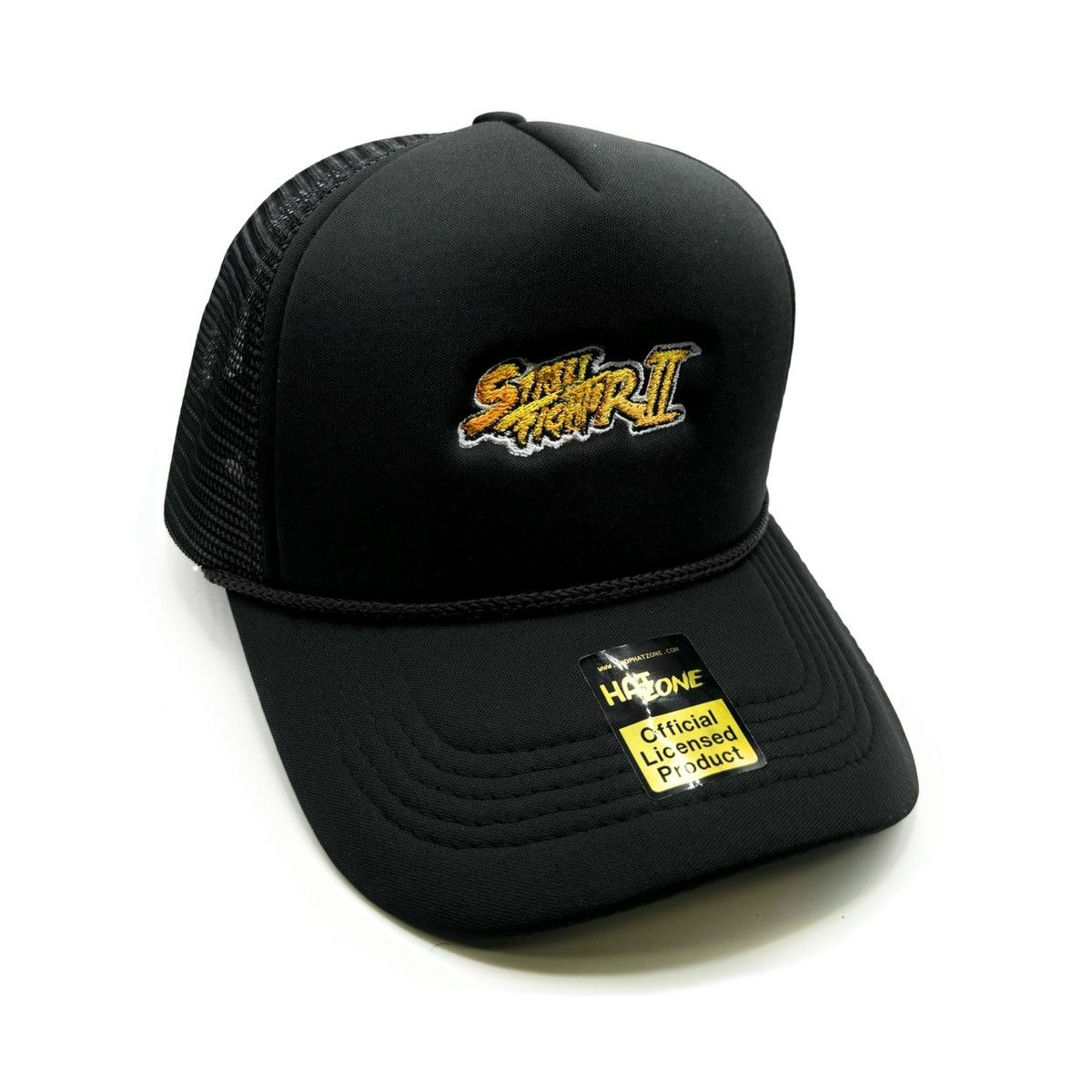 Other Street Fighter Mesh Trucker SnapBack (Black) Size ONE SIZE - 1 Preview