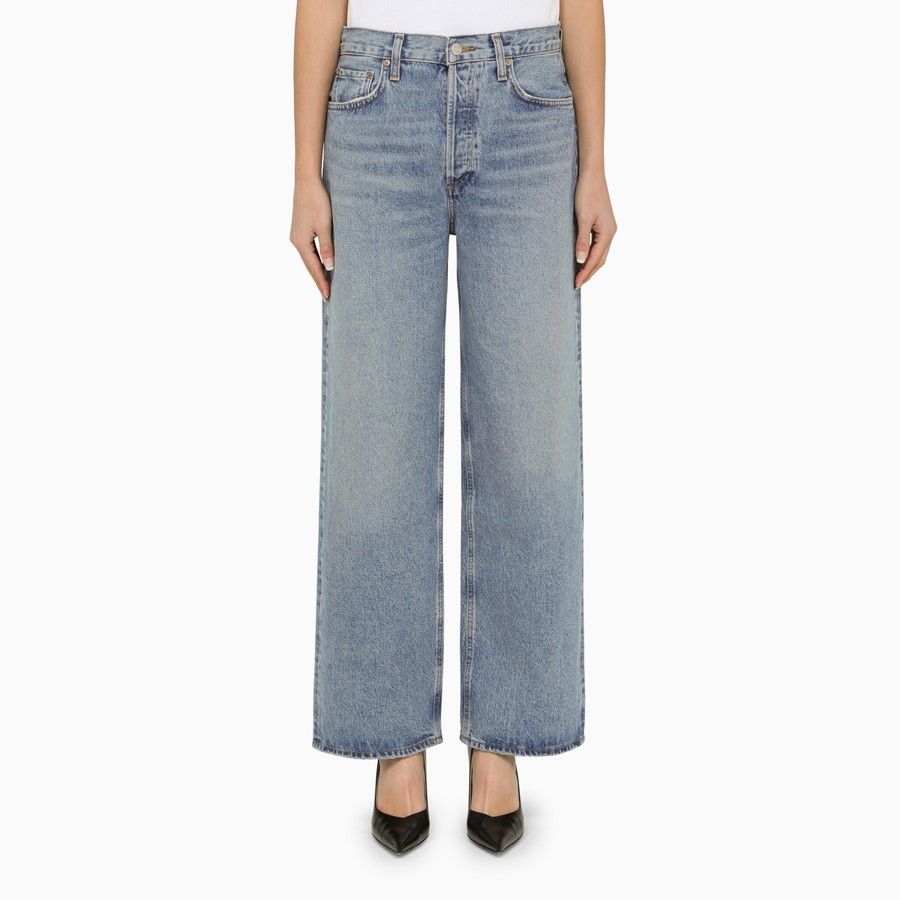 Agolde o1d2blof0724 Denim Jeans in Light Blue Size 30" / US 8 / IT 44 - 1 Thumbnail