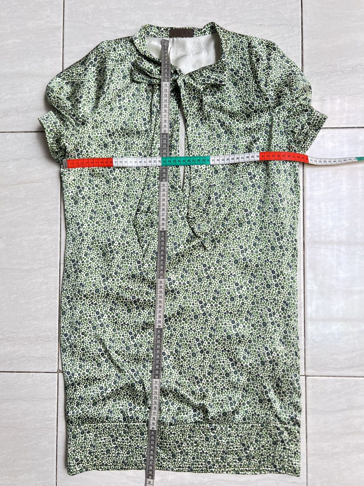 Loewe LOEWE Green Motive Dress Size S / US 4 / IT 40 - 7 Thumbnail