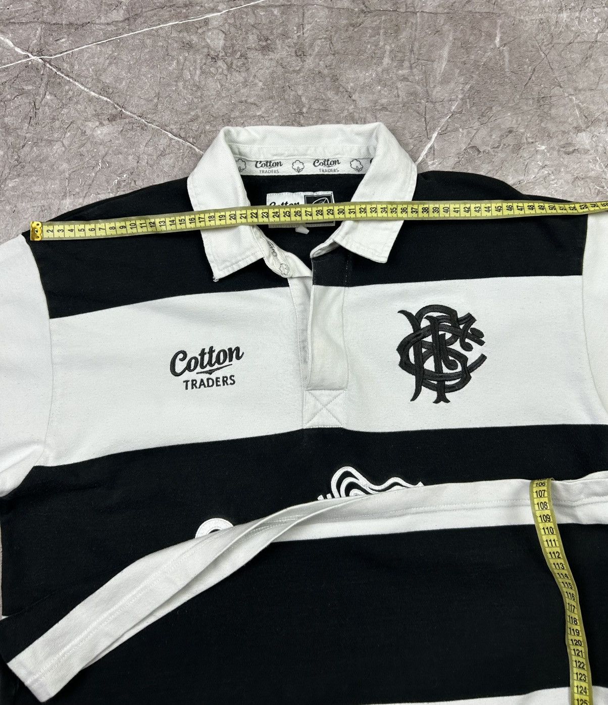 Cotton Traders × Vintage Vintage Cotton Traders Gartmore Shorts Sleeve Polo Rugby Size US L / EU 52-54 / 3 - 8 Thumbnail