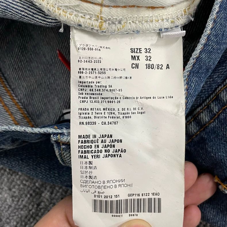 Prada Prada Washed jeans 2502-Nextarrow Size US 32 / EU 48 - 7 Thumbnail