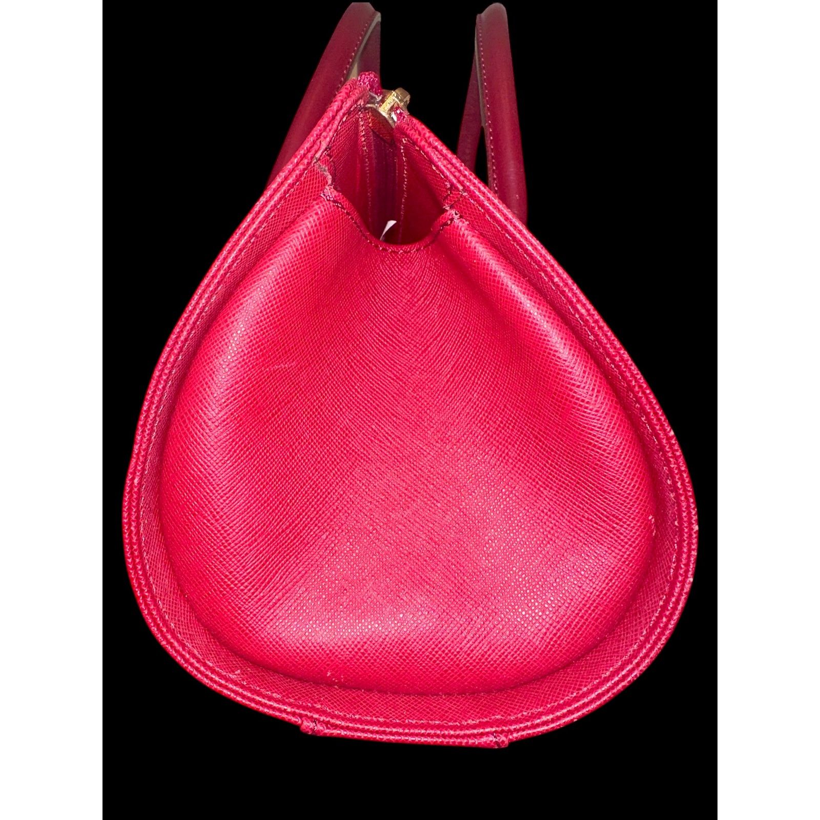 Burberry Burberry Leather Red Nova Check Pattern Tubular Bag w/COA Size ONE SIZE - 4 Thumbnail