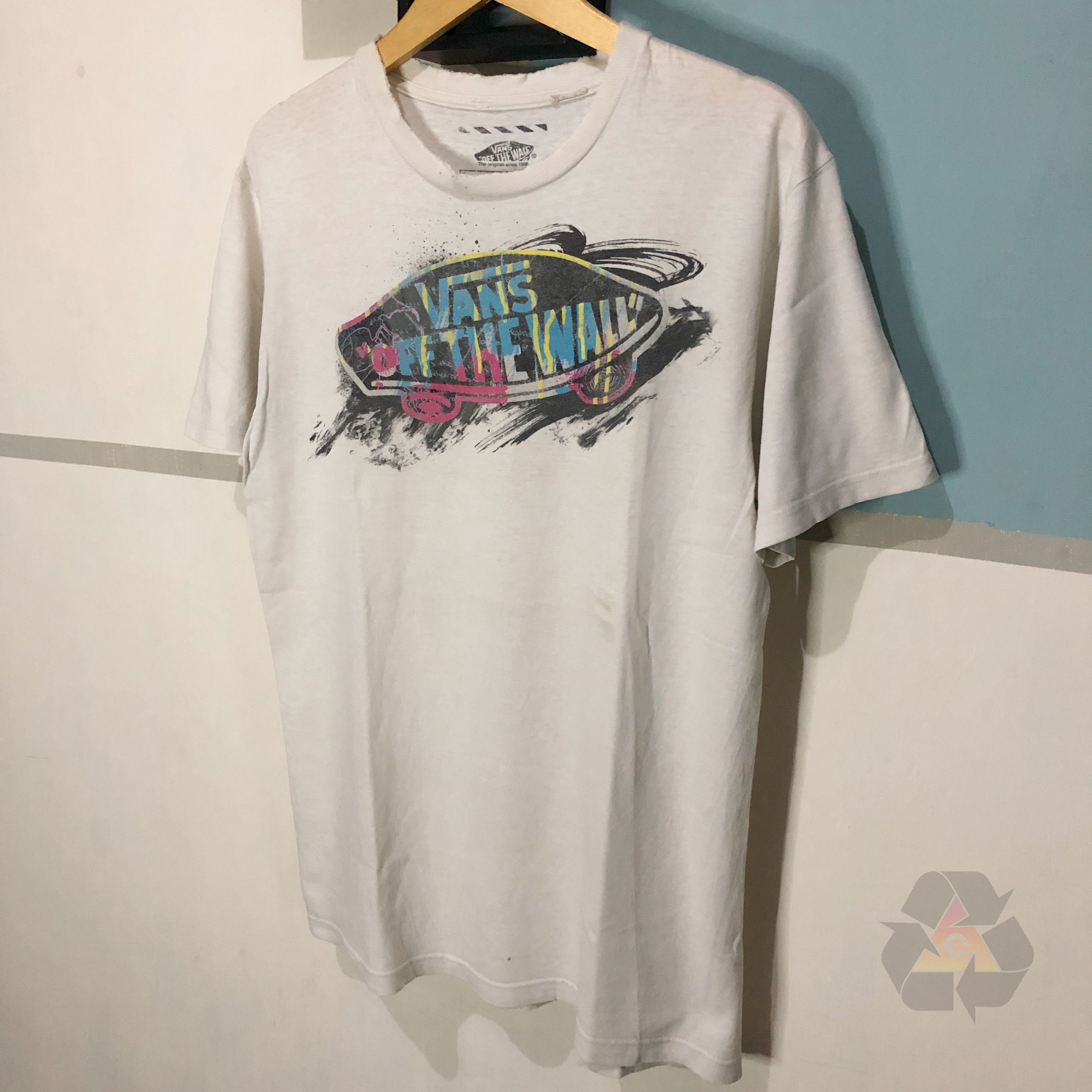 Vans Vintage Vans Off The Wall Classic Logo T-Shirt Size US M / EU 48-50 / 2 - 3 Thumbnail