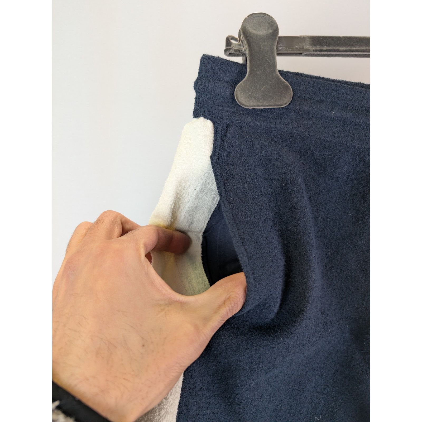 Rag & Bone o1rshd1 CC20 Alex Shorts in Zuma Toweling in Navy/Multicolor Size US 32 / EU 48 - 7 Thumbnail