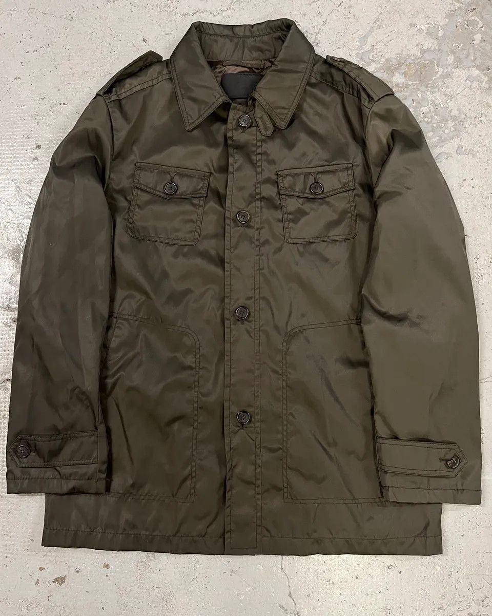 AW2008 Prada Nylon Cargo Brown Jacket