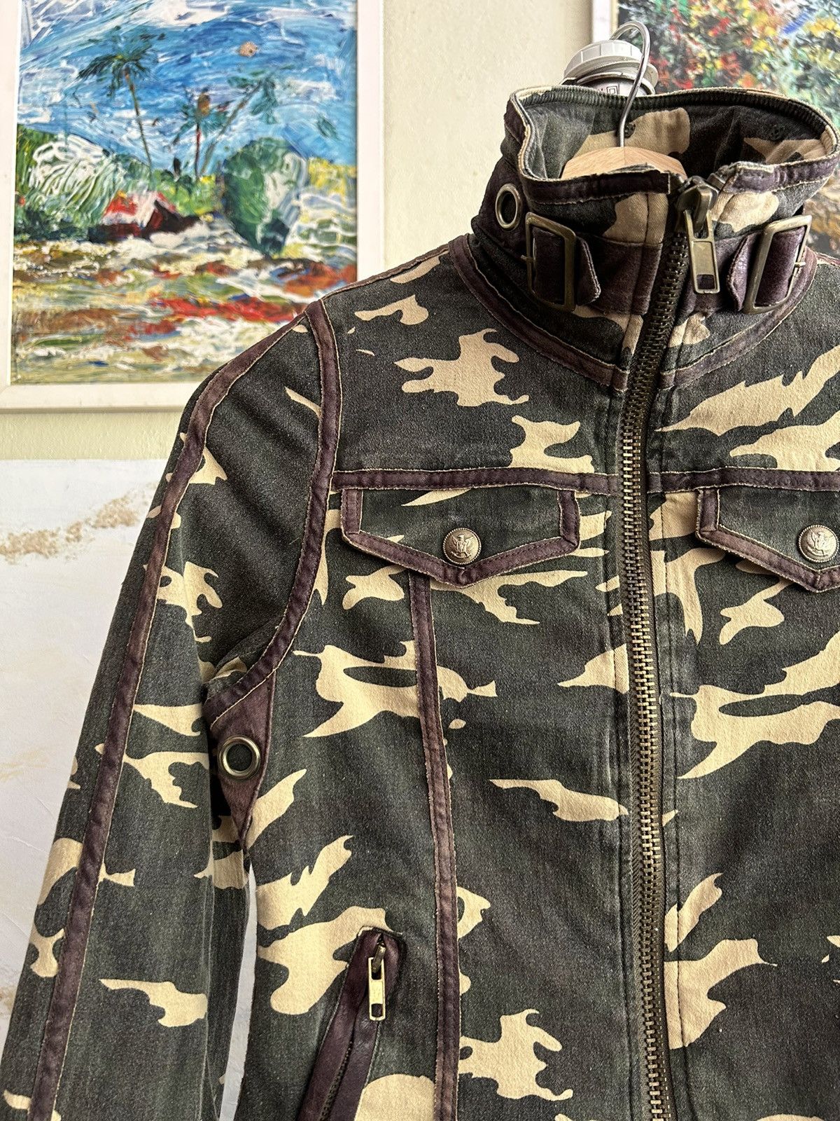 Japanese Brand Tactical Bondage Camo jacket Size US XXS / EU 40 - 8 Thumbnail