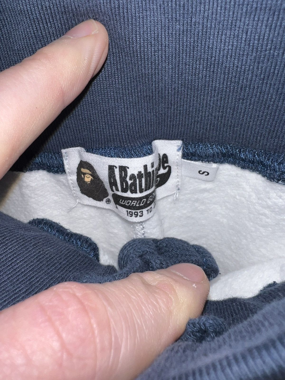 Bape Bape “Stripe Camo” Navy 🦓 Size US 28 / EU 44 - 3 Thumbnail