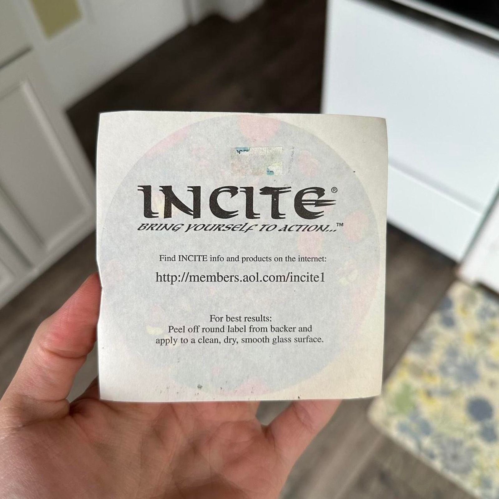 Band Tees × Vintage Vintage 90s Incite Psychedelic Trippy Graphic Logo Sticker Size ONE SIZE - 5 Thumbnail
