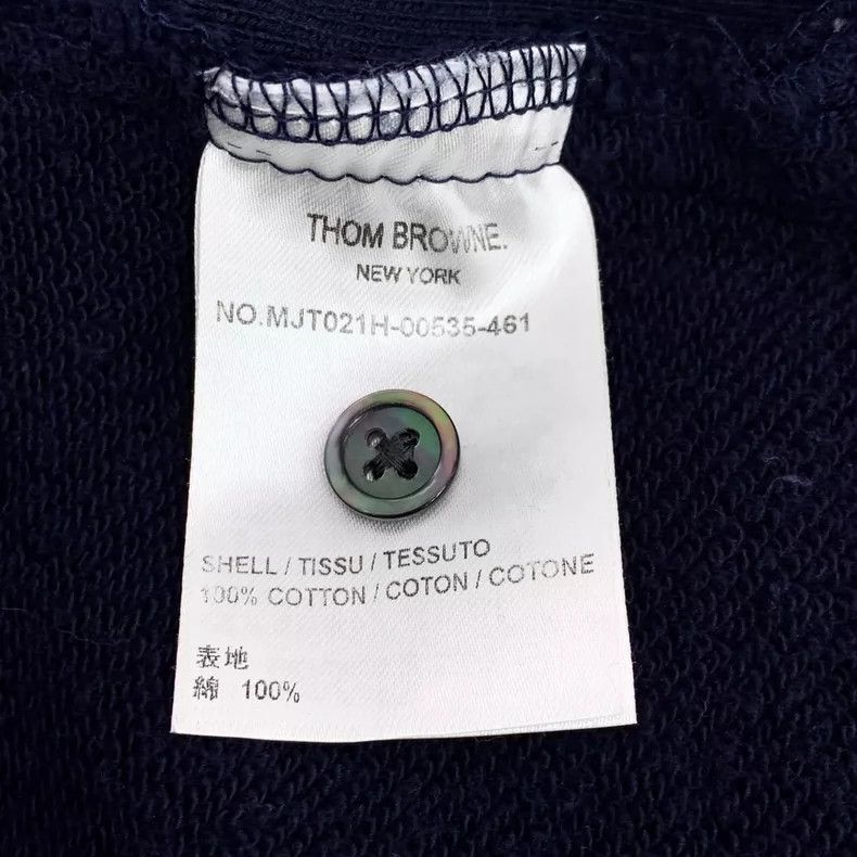 Thom Browne Thom Browne size3 Round collar long sleeve hoodie Size US L / EU 52-54 / 3 - 8 Thumbnail