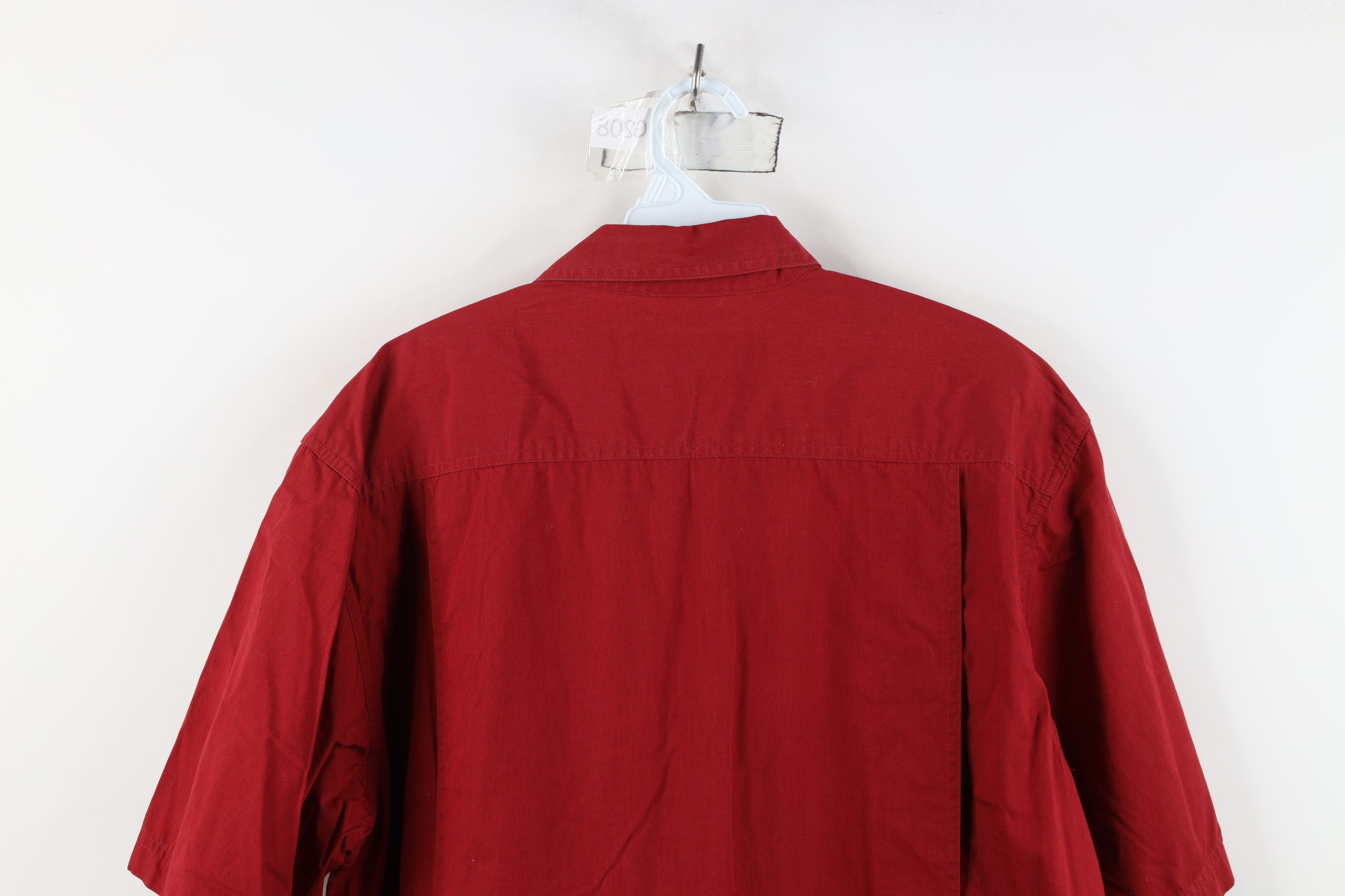 Orvis Vintage 90s Orvis Safari Bush Shooting Button Shirt Red Size US M / EU 48-50 / 2 - 14 Thumbnail