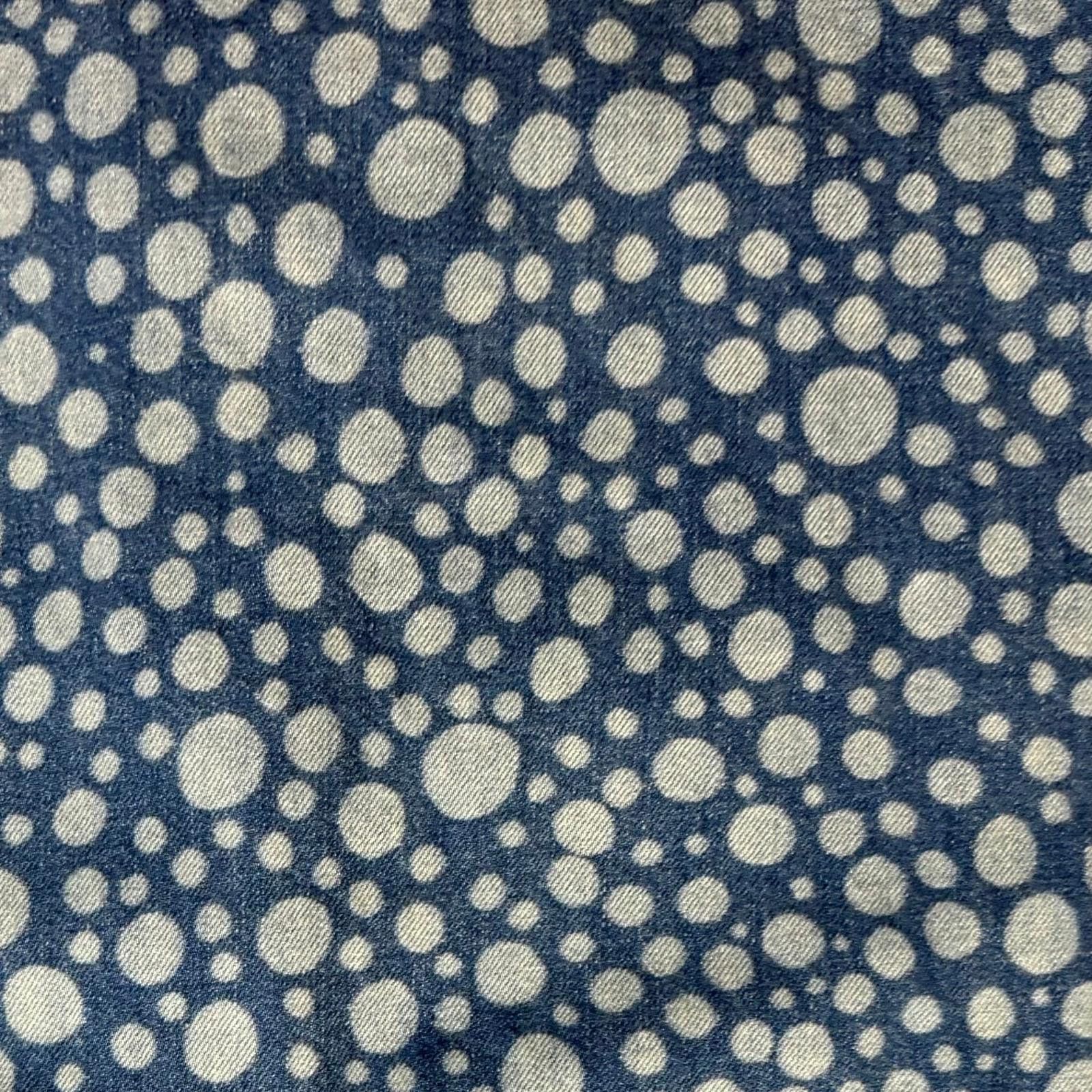 Louis Vuitton Louis Vuitton Yayoi Kusama Denim Baseball Jersey Size US XL / EU 56 / 4 - 4 Thumbnail