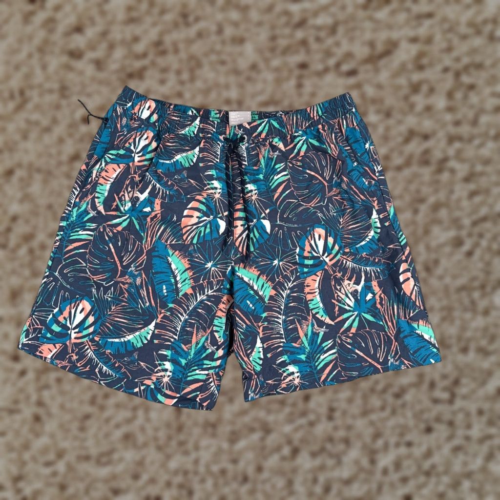 Vintage Columbia Mens Shorts Cargo Knee-Length Blue Nylon Lined 36x8 Regular Waist 36 Inseam Canvas Pockets Zip Casual Travel Outdoor Fishing Boating Kayak Size US 33 - 1 Thumbnail