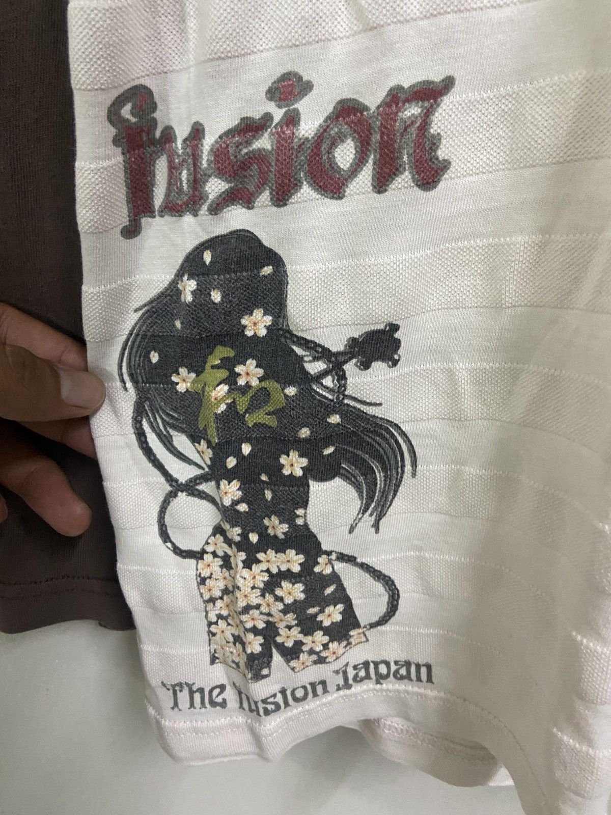 Japanese Brand Y2K The Fusion Japan " Yakuza Girl " Modern Harmony T-Shirt Size US XXL / EU 58 / 5 - 4 Thumbnail