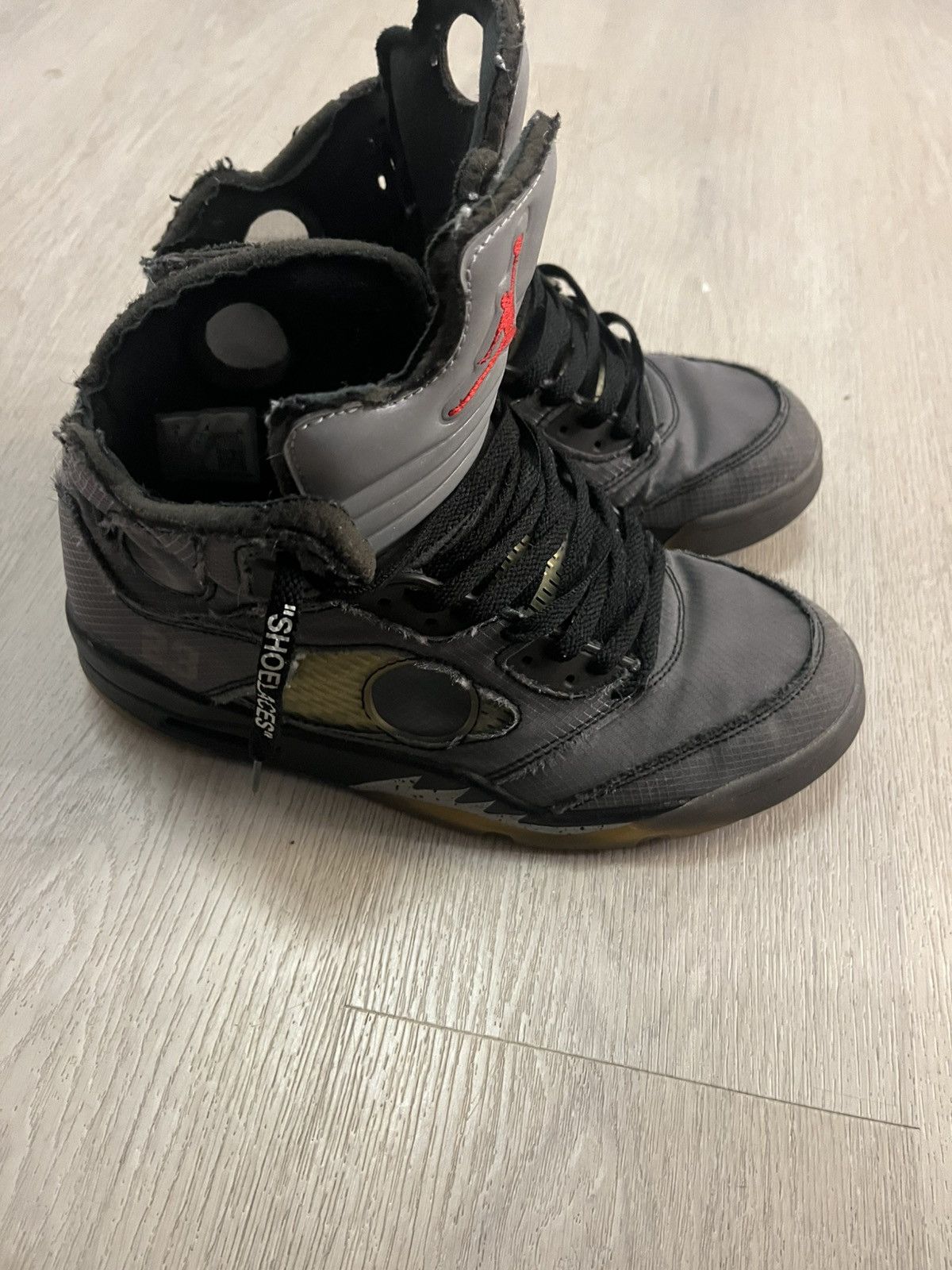 Jordan Brand × Off-White Off-White x Jordan 5 “Muslin” Size US 9 / EU 42 - 1 Thumbnail