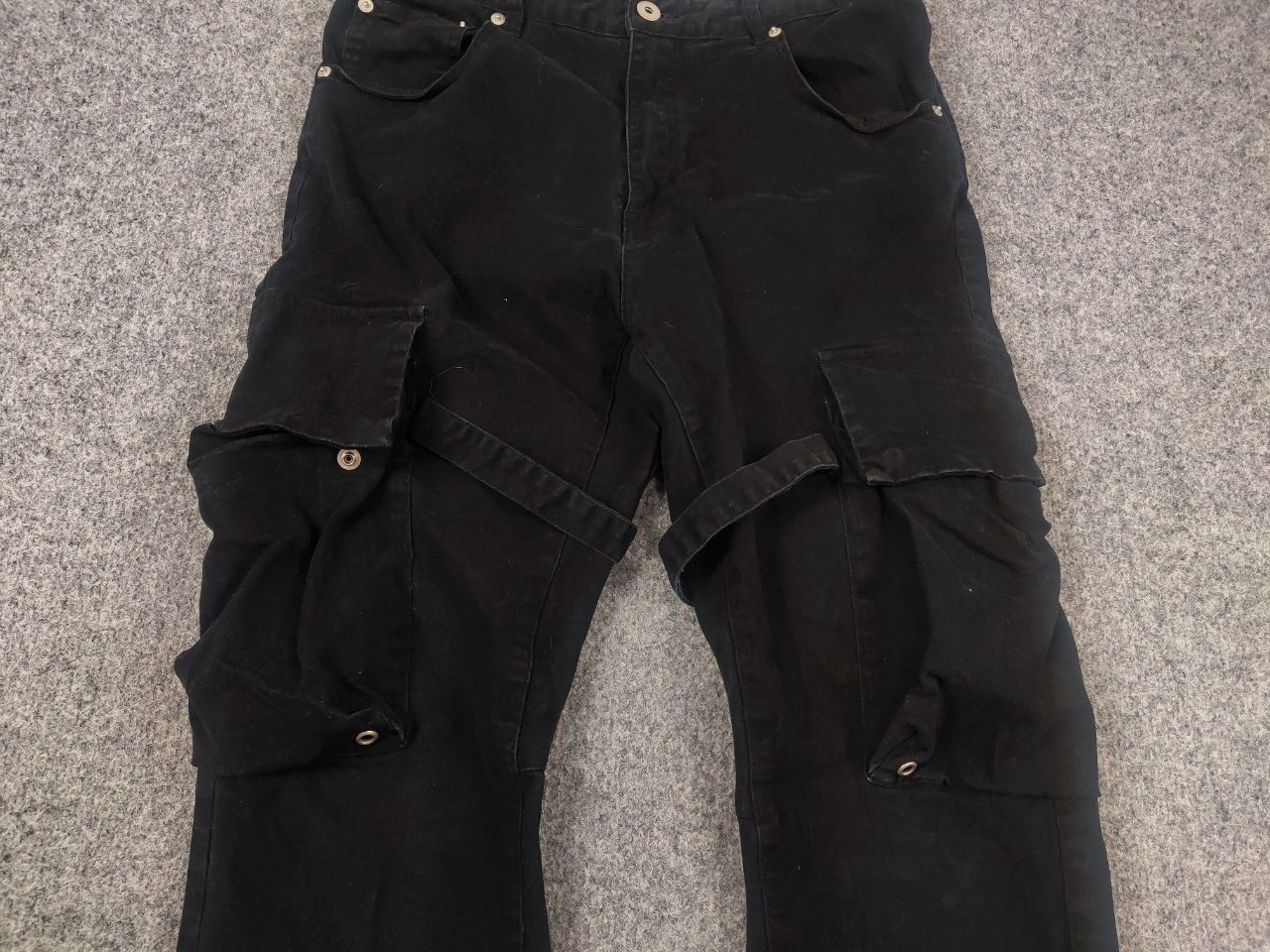 Vuja De Vuja De Japan Studio bondage flared Cargo Pants Authentic Size US 32 / EU 48 - 8 Thumbnail