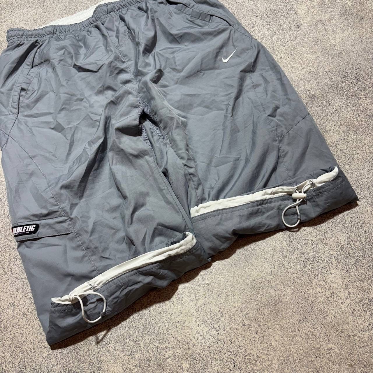 Nike Vintage Nike Shorts Nylon Swoosh Grey Mens size M Size US 30 / EU 46 - 3 Thumbnail