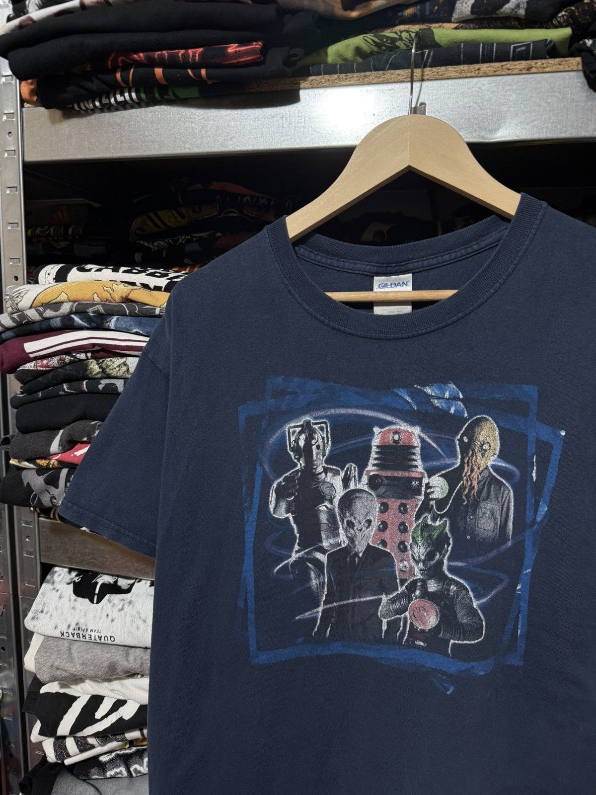 Vintage Vintage Y2K Doctor Who BBC Horror Retro Rare Hype T-shirt Size US L / EU 52-54 / 3 - 3 Thumbnail