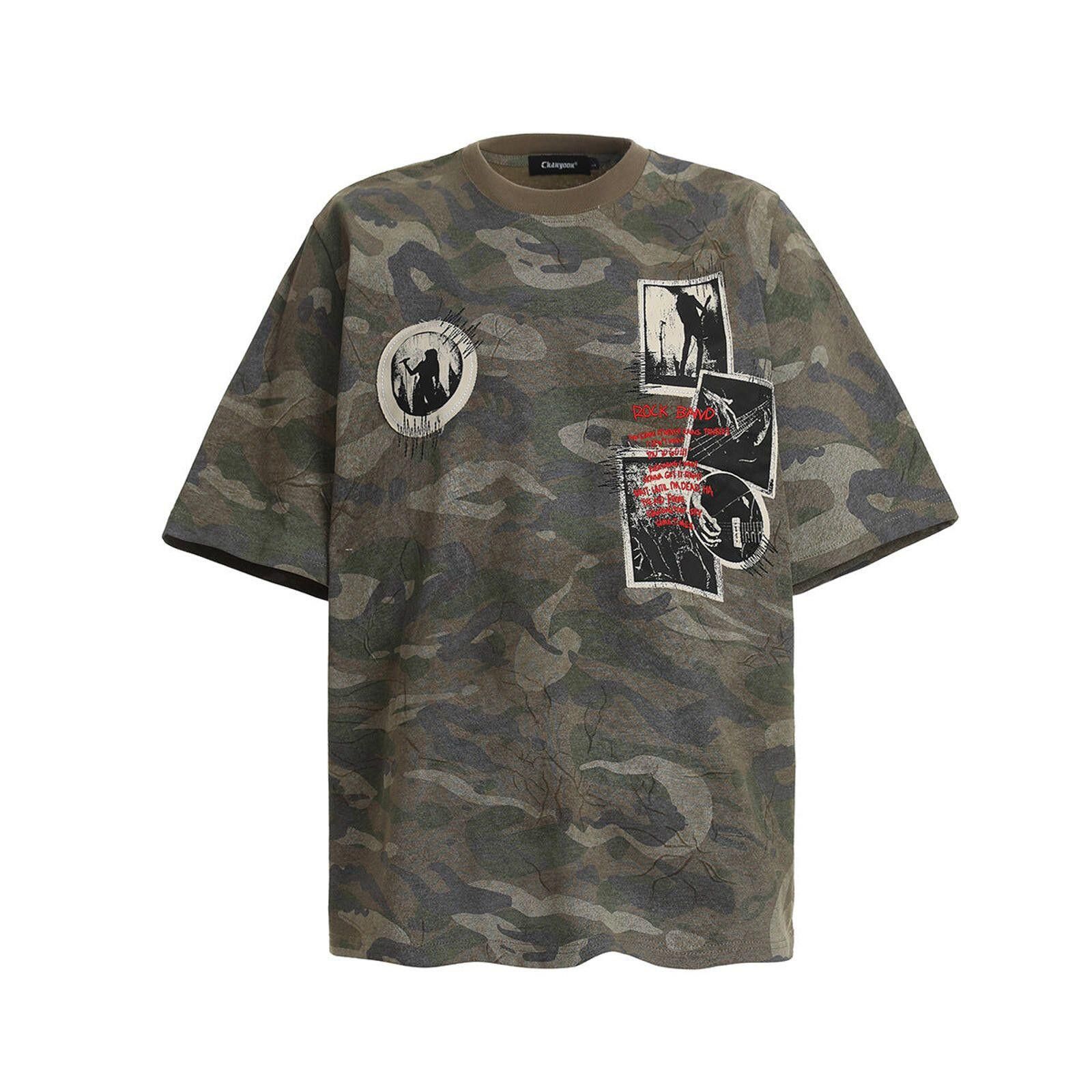 Other Camouflage Graphic Print Oversized T-Shirt Size US M / EU 48-50 / 2 - 2 Thumbnail