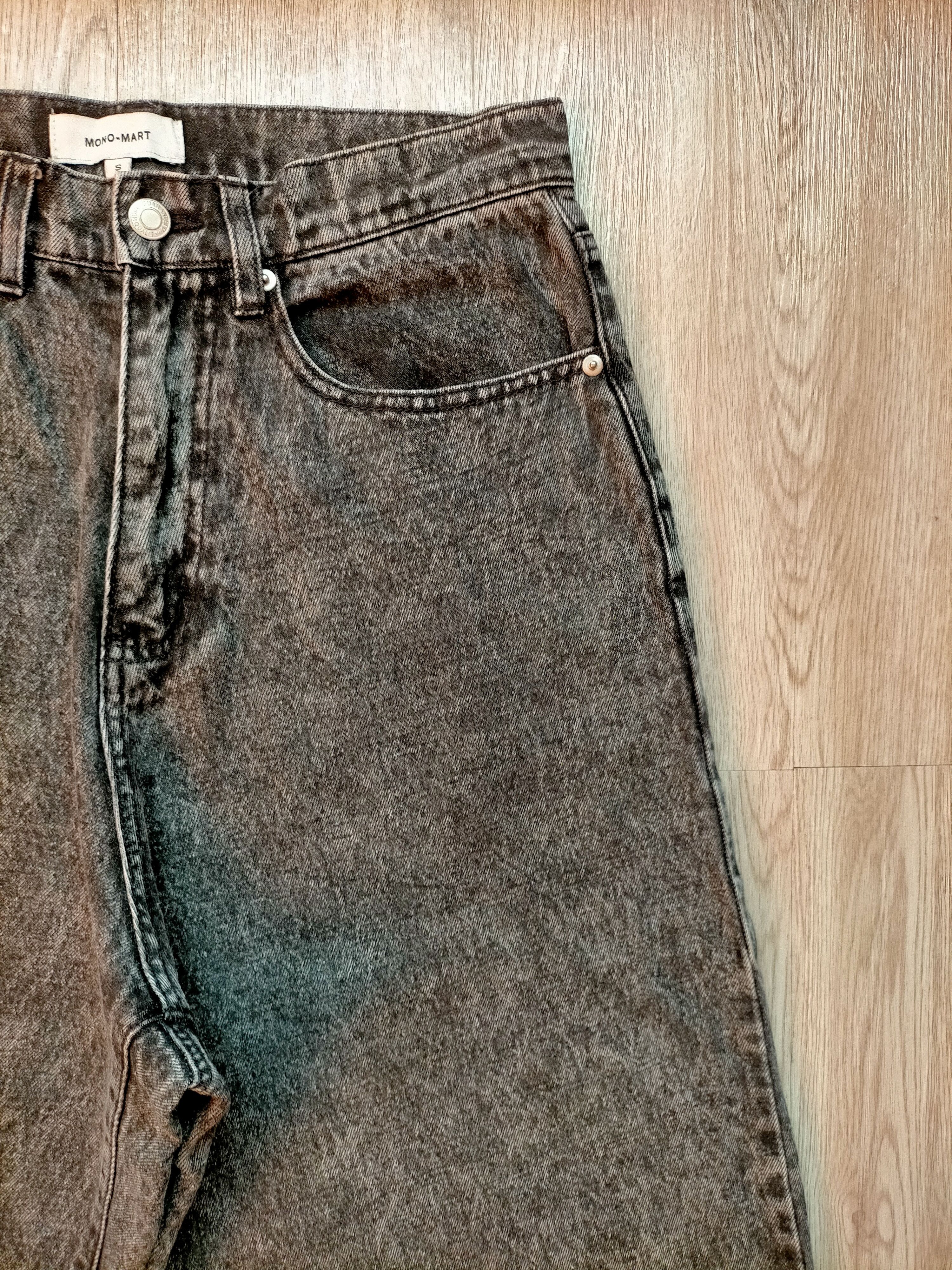 JNCO × Japanese Brand Mono Mart Japan Black Acidwash Baggy Jeans Size US 30 / EU 46 - 6 Thumbnail