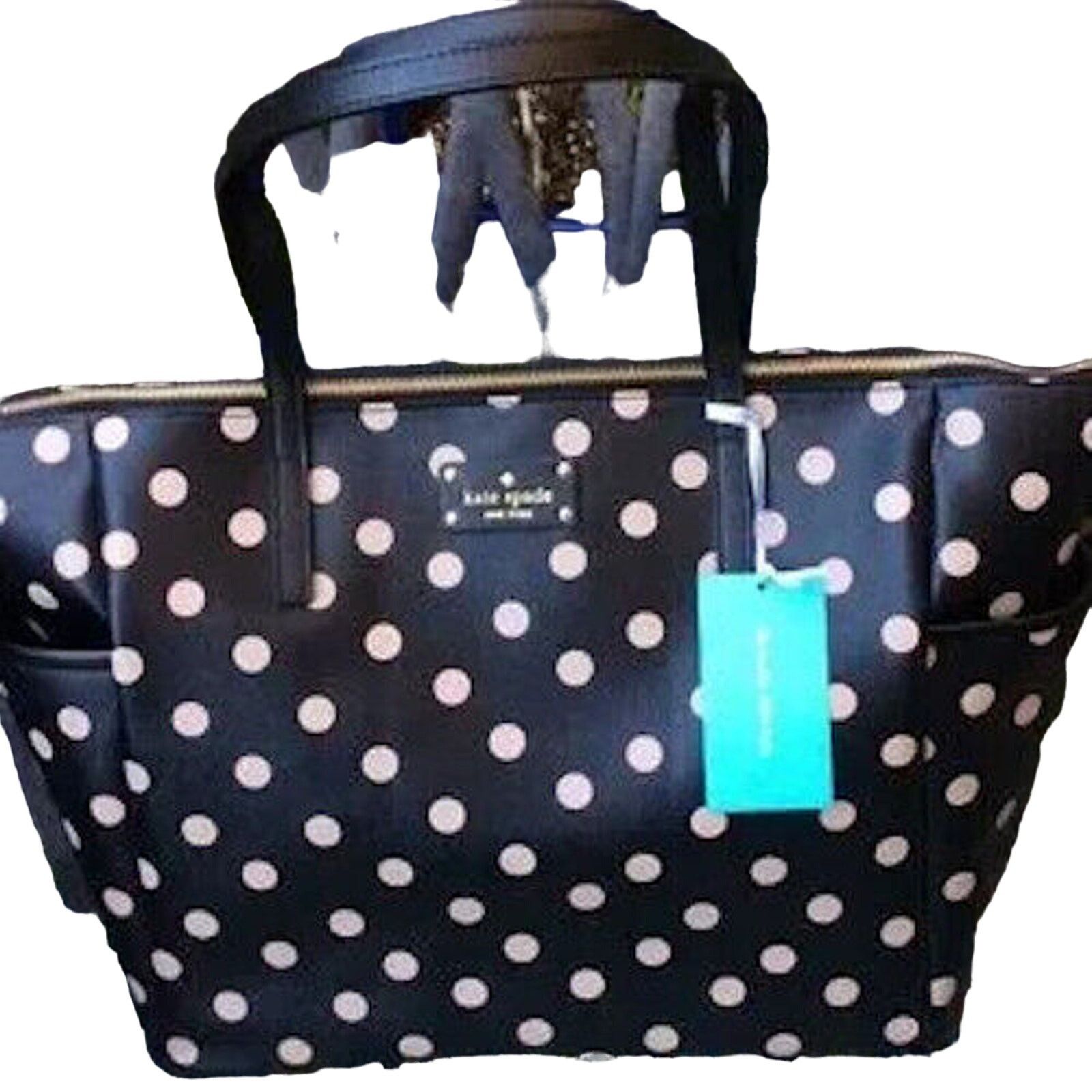 Kate Spade KATE SPADE DIAPER/ TOTE POLKADOT 20" X 13" NWT Size ONE SIZE - 1 Thumbnail