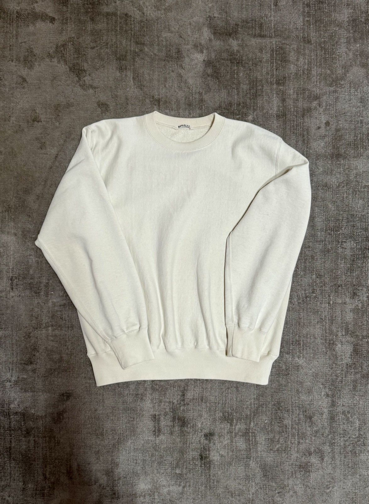 Auralee Auralee jersey sweatshirt in beige Size US S / EU 44-46 / 1 - 1 Thumbnail