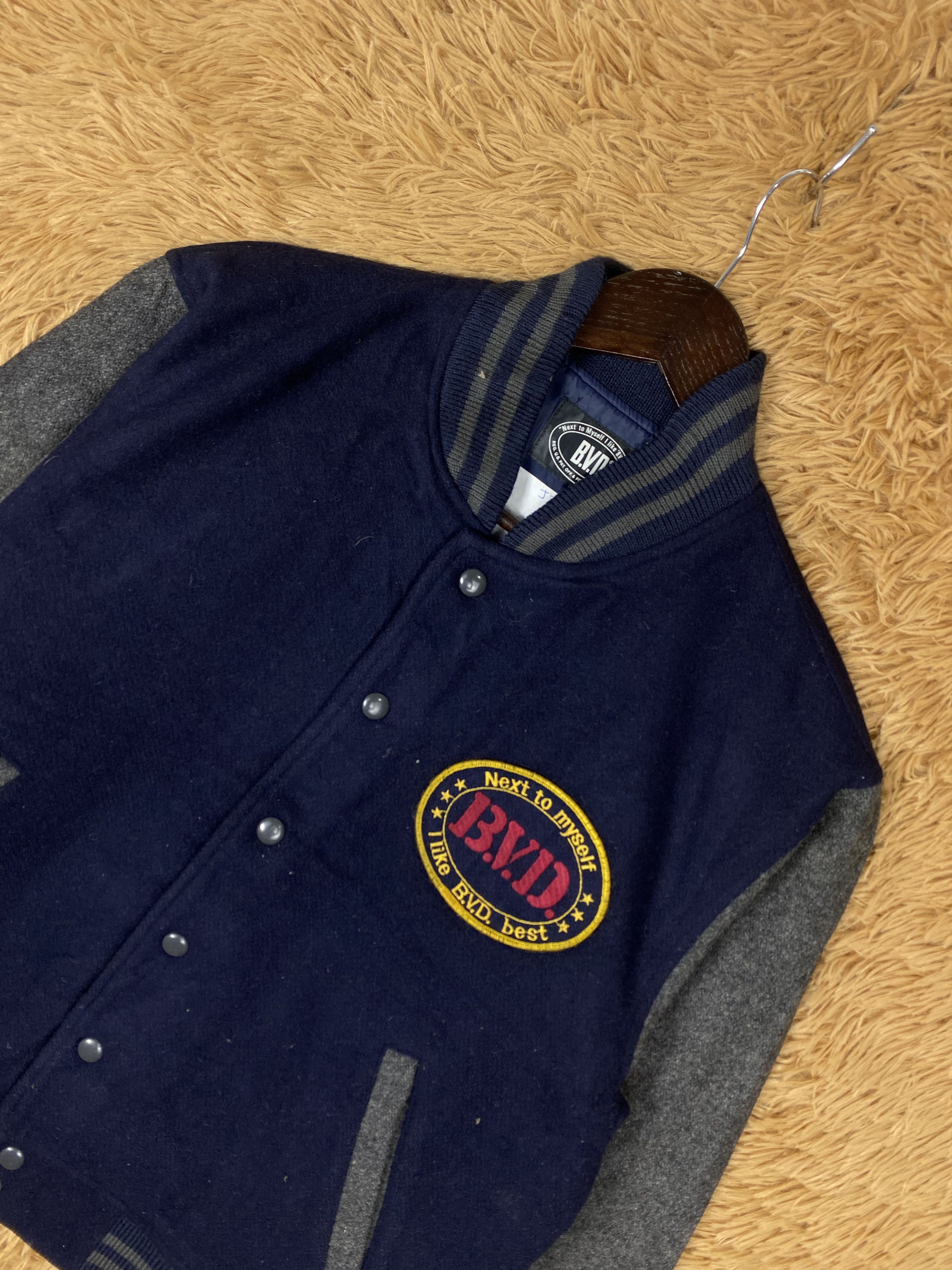 Vintage Vintage B.V.D Varsity Jacket DJ0330 Size US M / EU 48-50 / 2 - 2 Thumbnail