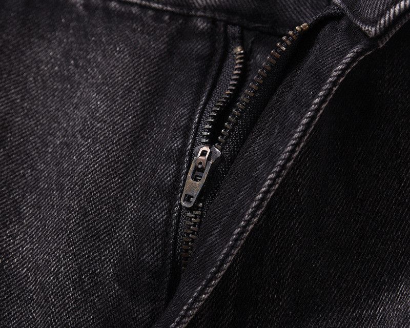 Japanese Brand × Jean High street retro washed distressed whisker straight jeans Size US 32 / EU 48 - 3 Thumbnail