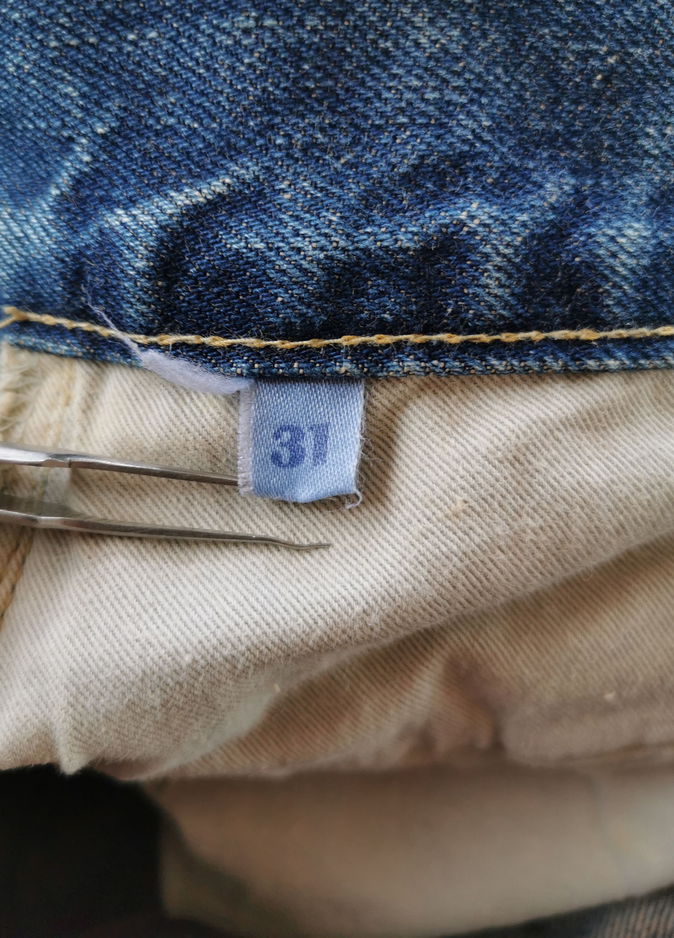 Blue Blue Japan HR Market Japan Selvedge Denim Jeans Size 28x30.5 Size US 28 / EU 44 - 8 Thumbnail