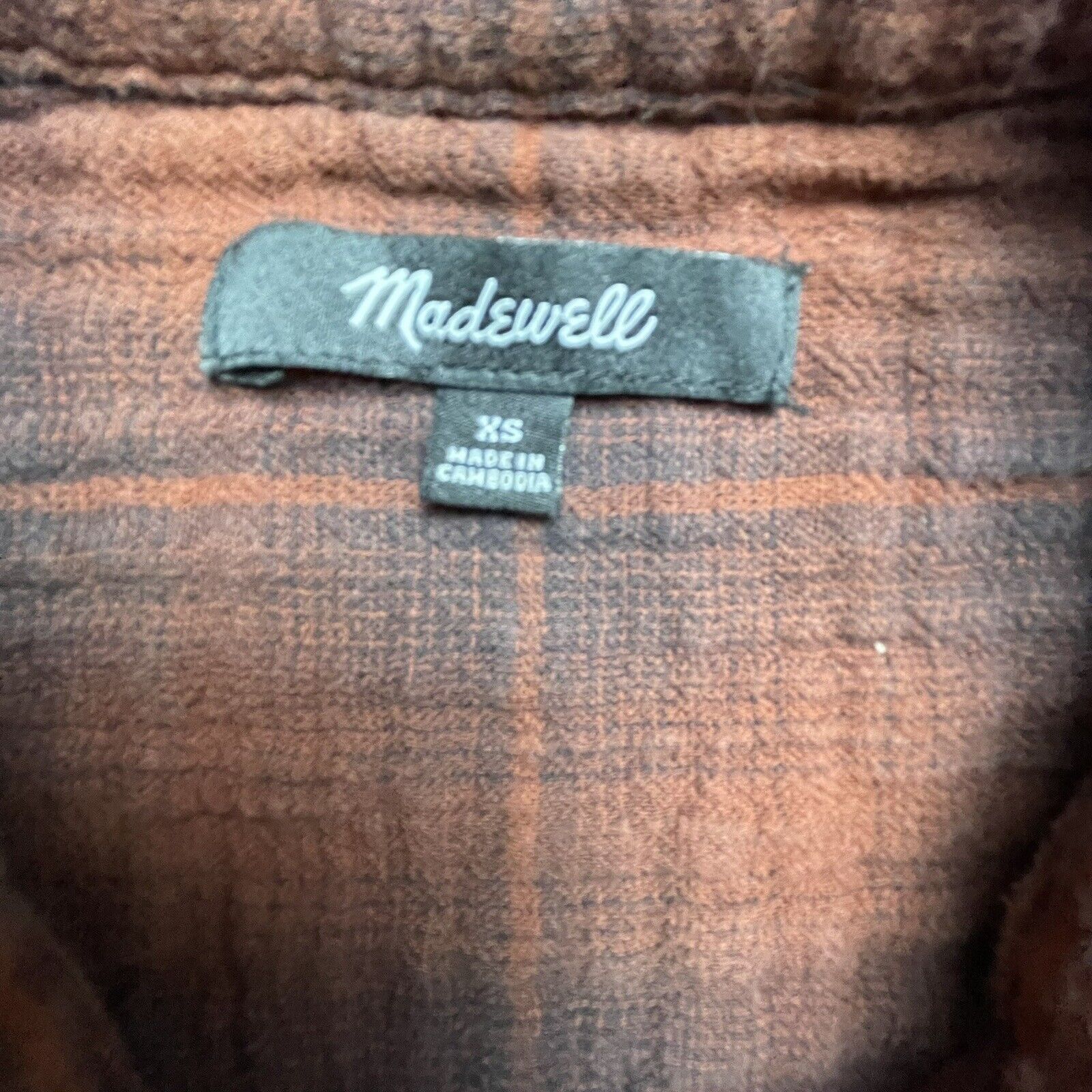 Madewell Madewell Shirt Womens Extra Small Red Plaid Cabin Outdoorsy Size XS / US 0-2 / IT 36-38 - 3 Thumbnail