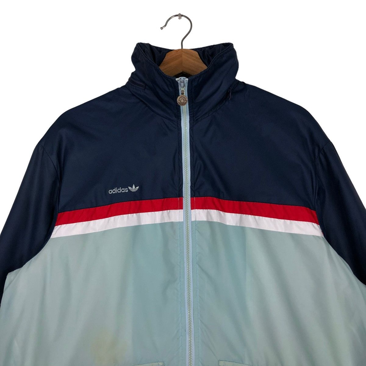 Adidas 🔥Vintage Adidas West Germany Running Jacket Colour Block Size US M / EU 48-50 / 2 - 3 Thumbnail