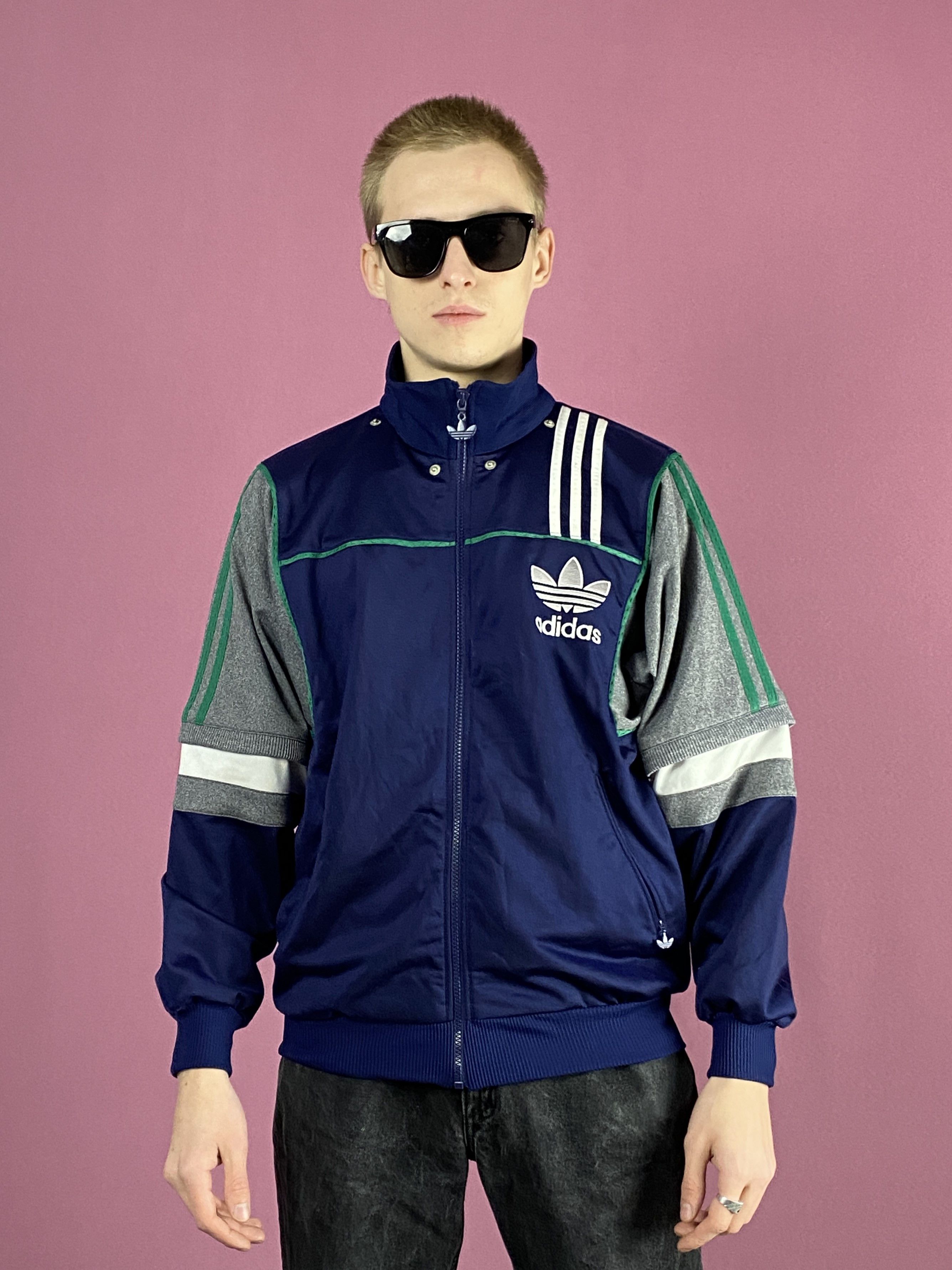 Adidas × Vintage 90s Adidas Vintage Men's Track Jacket - S Size US S / EU 44-46 / 1 - 1 Thumbnail