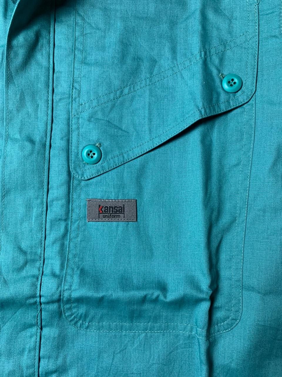 Kansai Yamamoto 1990s Kansai Uniform Hidden Button Work Shirt Size US L / EU 52-54 / 3 - 4 Thumbnail