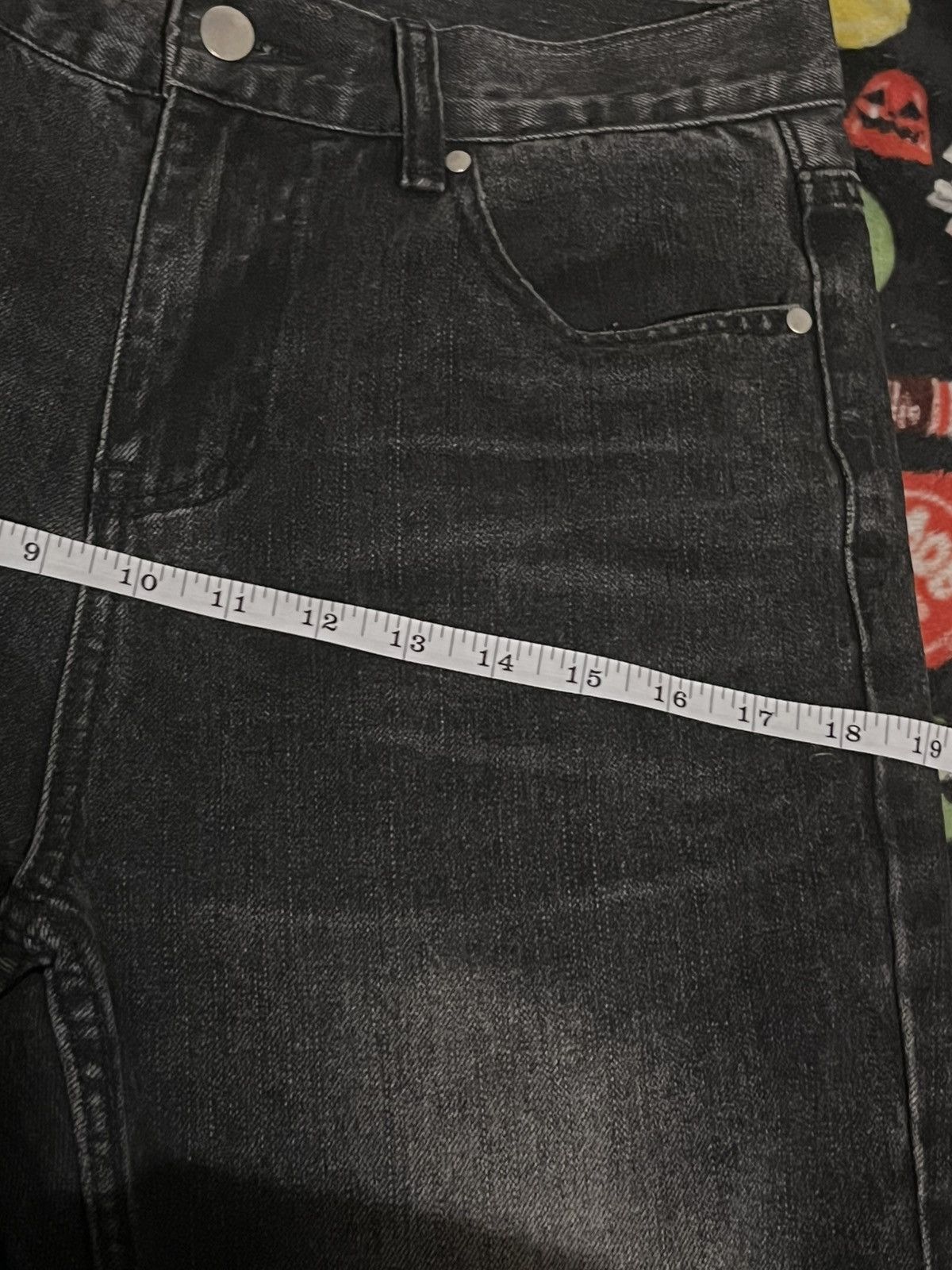 Japanese Brand Gray tapered flared Japanese vintage jeans Size US 28 / EU 44 - 9 Thumbnail
