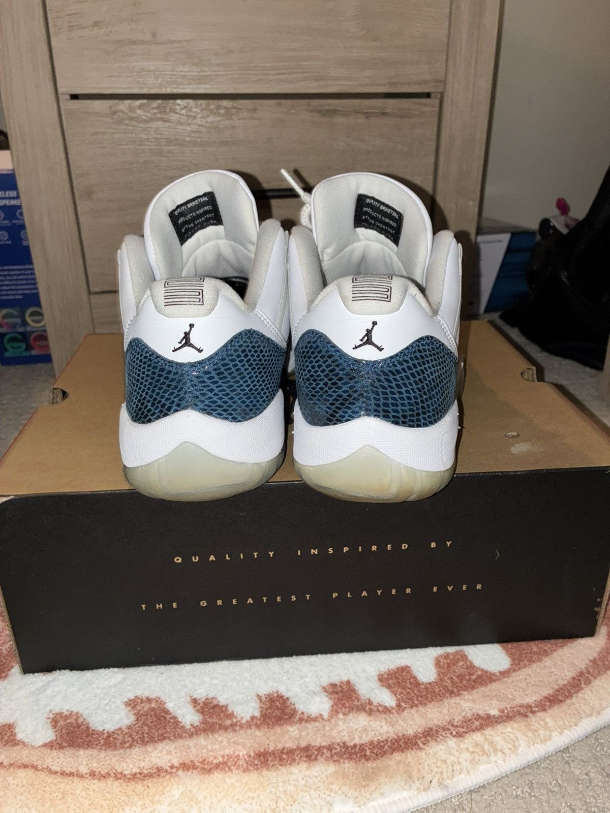 Jordan Brand Jordan 11 blue snake skin Size US 10 / EU 43 - 4 Thumbnail