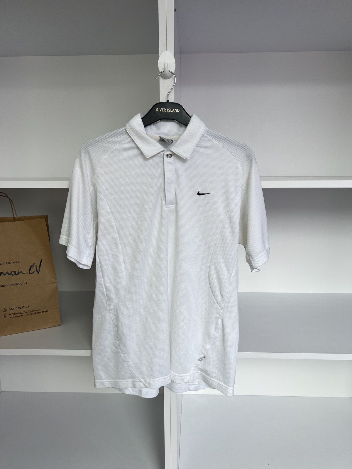 Nike × Vintage Vintage Nike Dri Fit Tennis Jersey Size US L / EU 52-54 / 3 - 4 Thumbnail