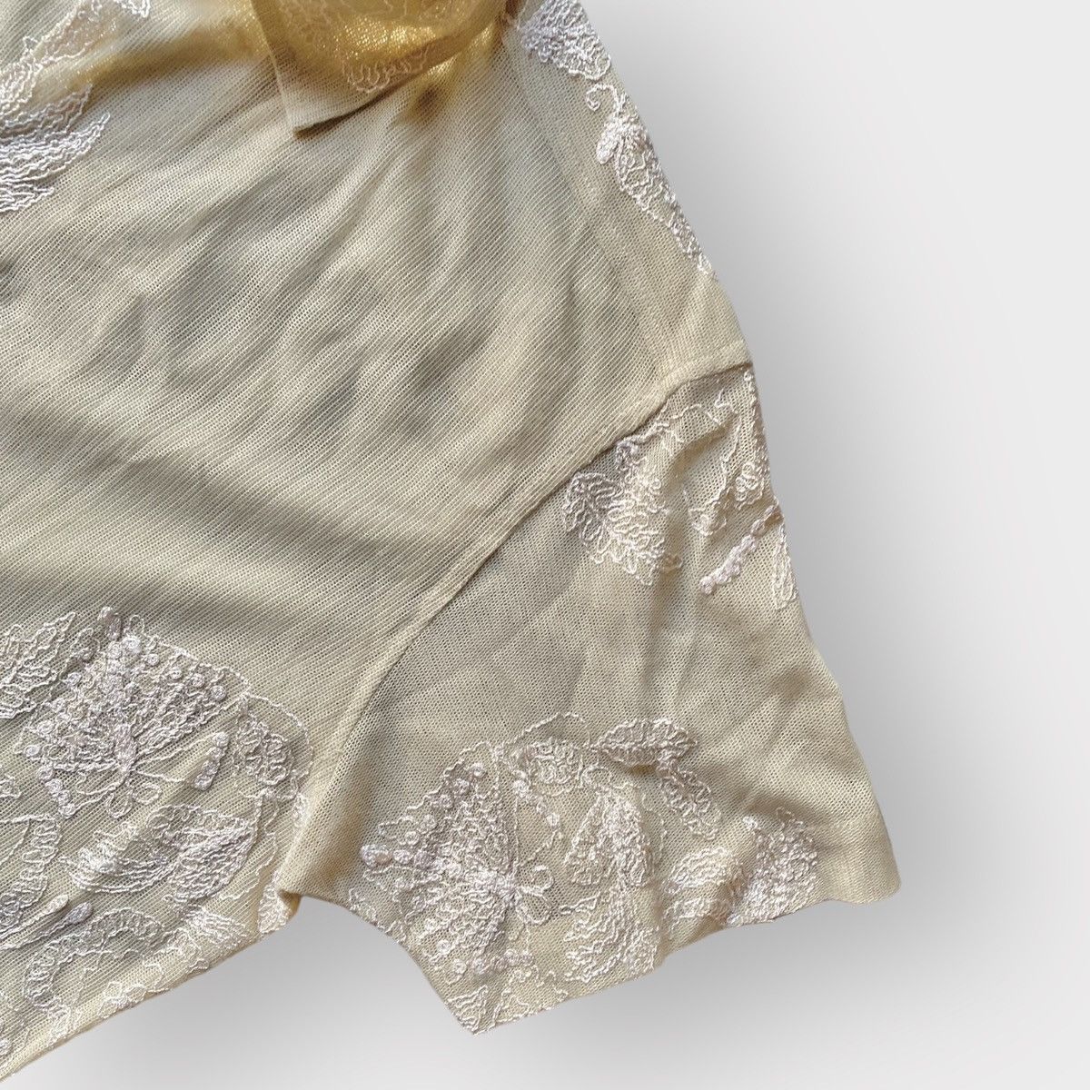 Bode Bode Moth Veil embroidered Mesh shirt Size US M / EU 48-50 / 2 - 6 Thumbnail