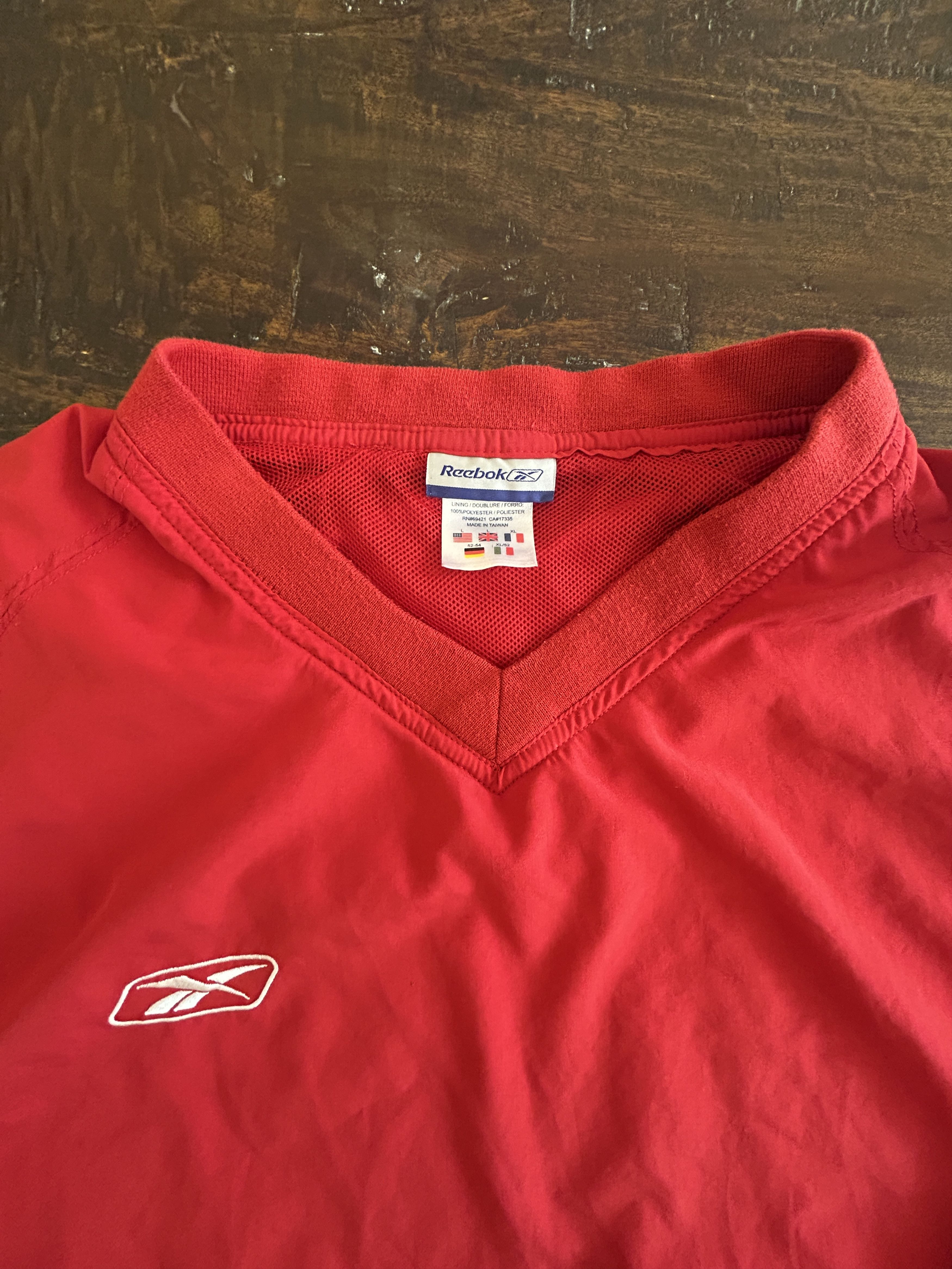 Reebok Vintage 90s Reebok Pullover Windbreaker Jacket Size US L / EU 52-54 / 3 - 3 Thumbnail