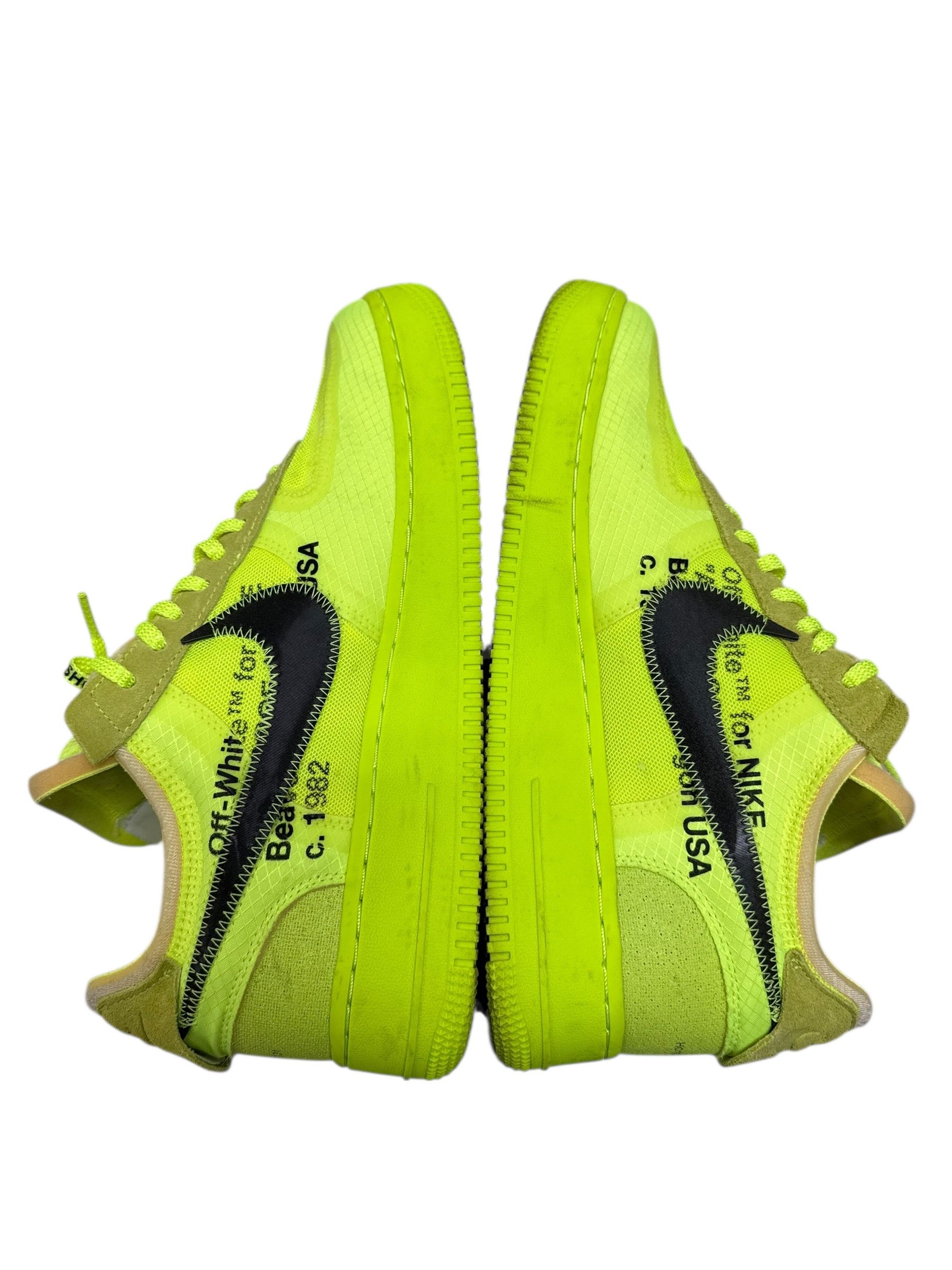 Nike × Off-White Nike Off White Volt Air Force 1 AO4606-700 Size US 9.5 / EU 42-43 - 6 Thumbnail