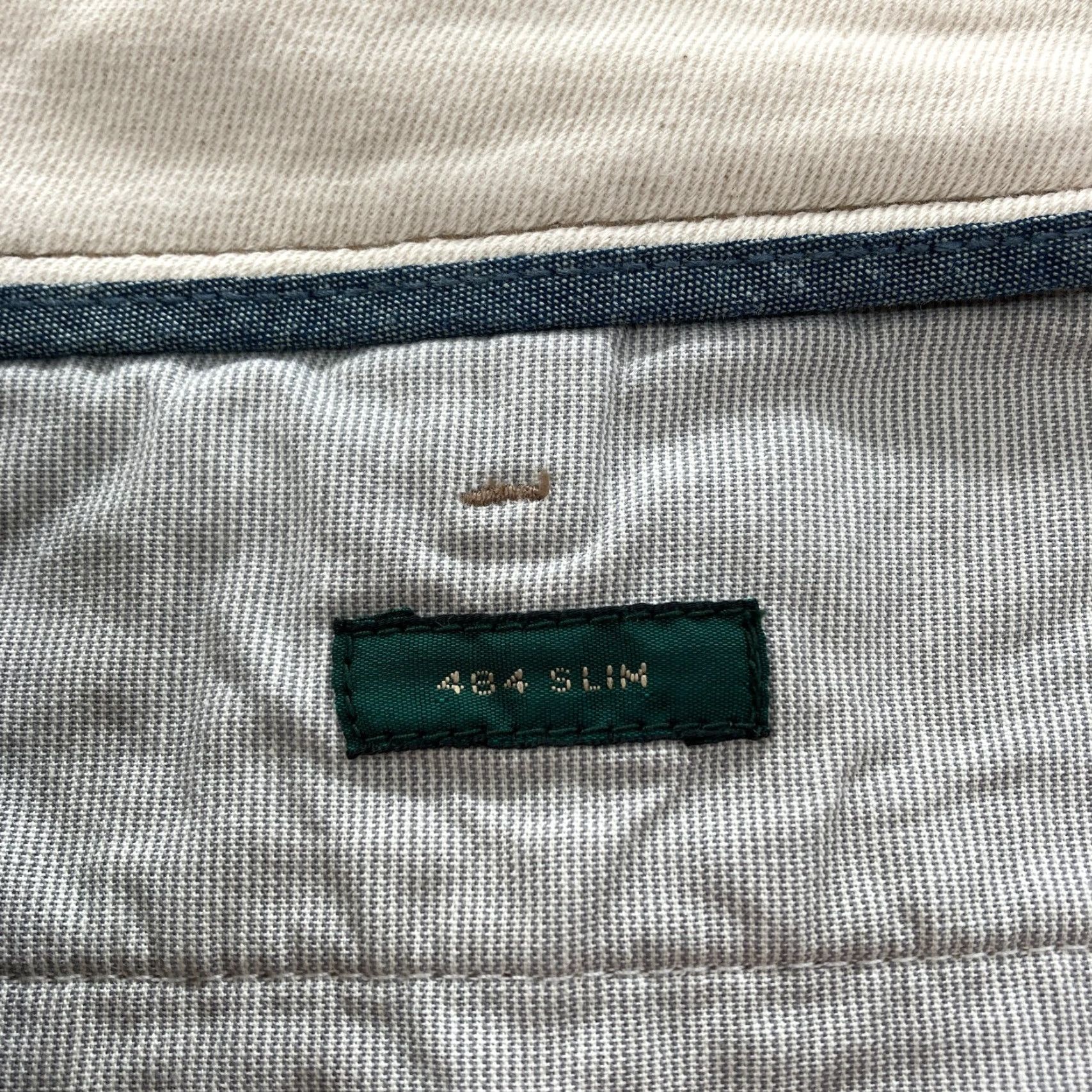 J.Crew J.Crew 484 Chino Pants Mens 44x34 Slim Straight Beige Khaki Preppy Casual Size US 44 / EU 60 - 6 Thumbnail