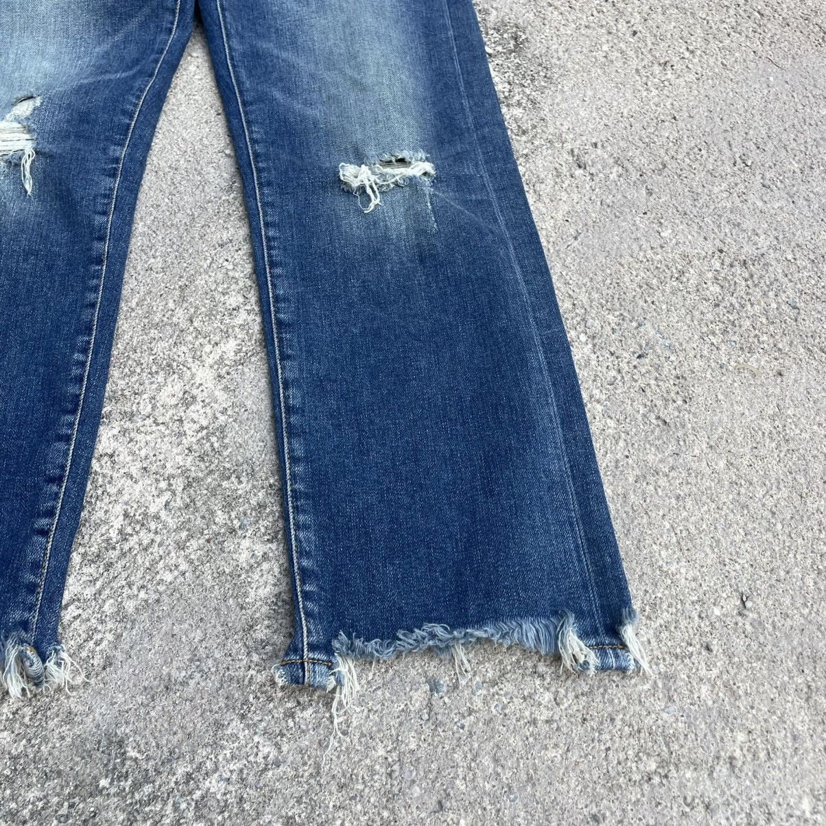 R13 Authentic R13 Boy Straight Size 26 Baylis W Rips Denim Jeans Size 26" / US 2 / IT 38 - 3 Thumbnail