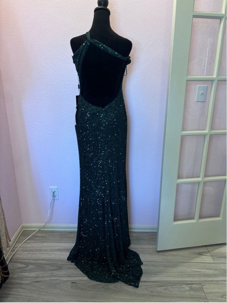 Other Women's La Femme Green Sequin Gown Size 8 Size M / US 6-8 / IT 42-44 - 5 Thumbnail