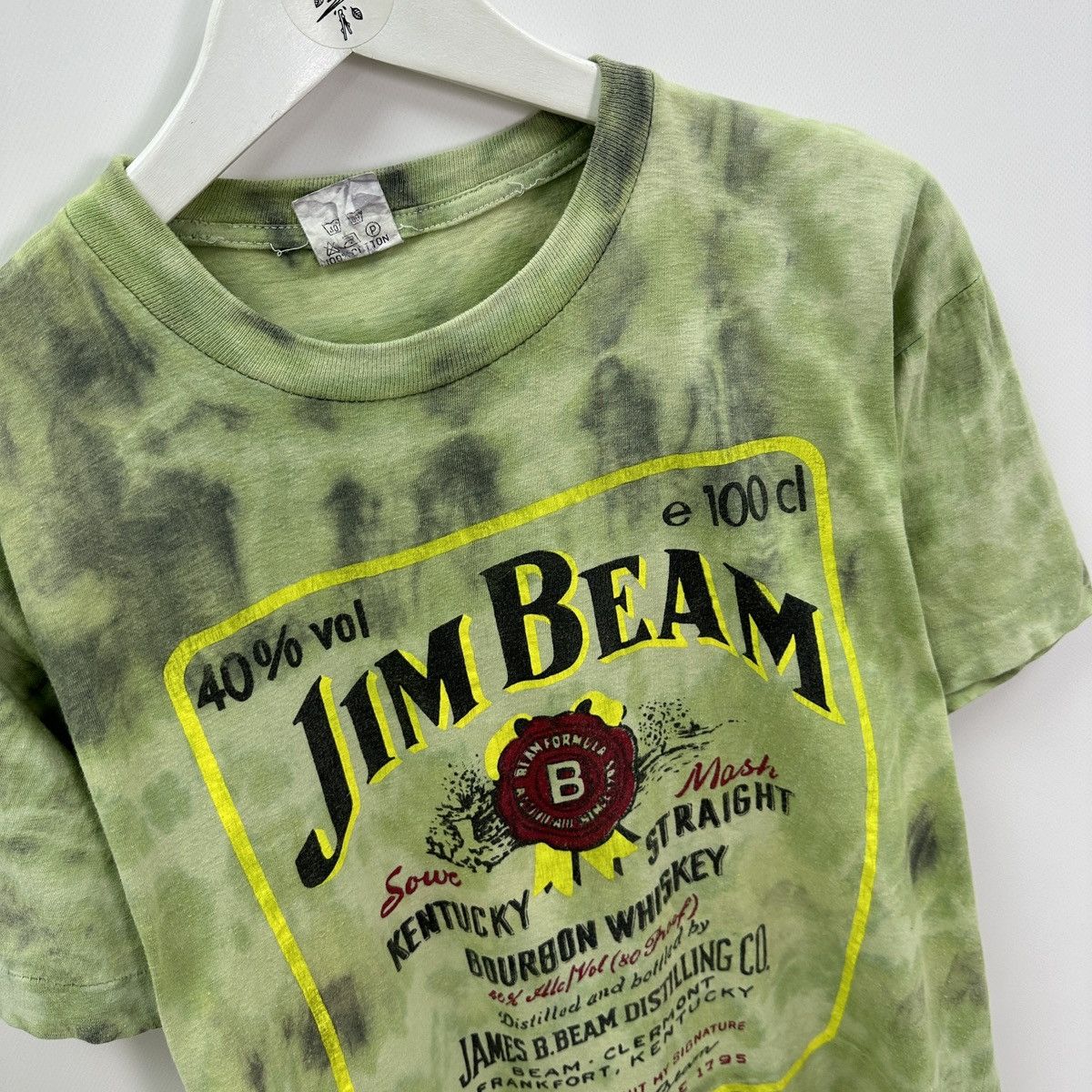 Vintage Vintage 90s Jim Beam Bourbon Whiskey tie dye tee y2k hype Size US M / EU 48-50 / 2 - 4 Thumbnail