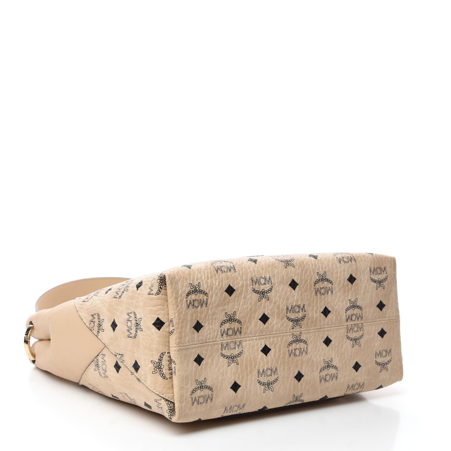 MCM o1mt1gz0625 Size: OS / Medium Hobo Bag in Beige Size ONE SIZE - 4 Thumbnail