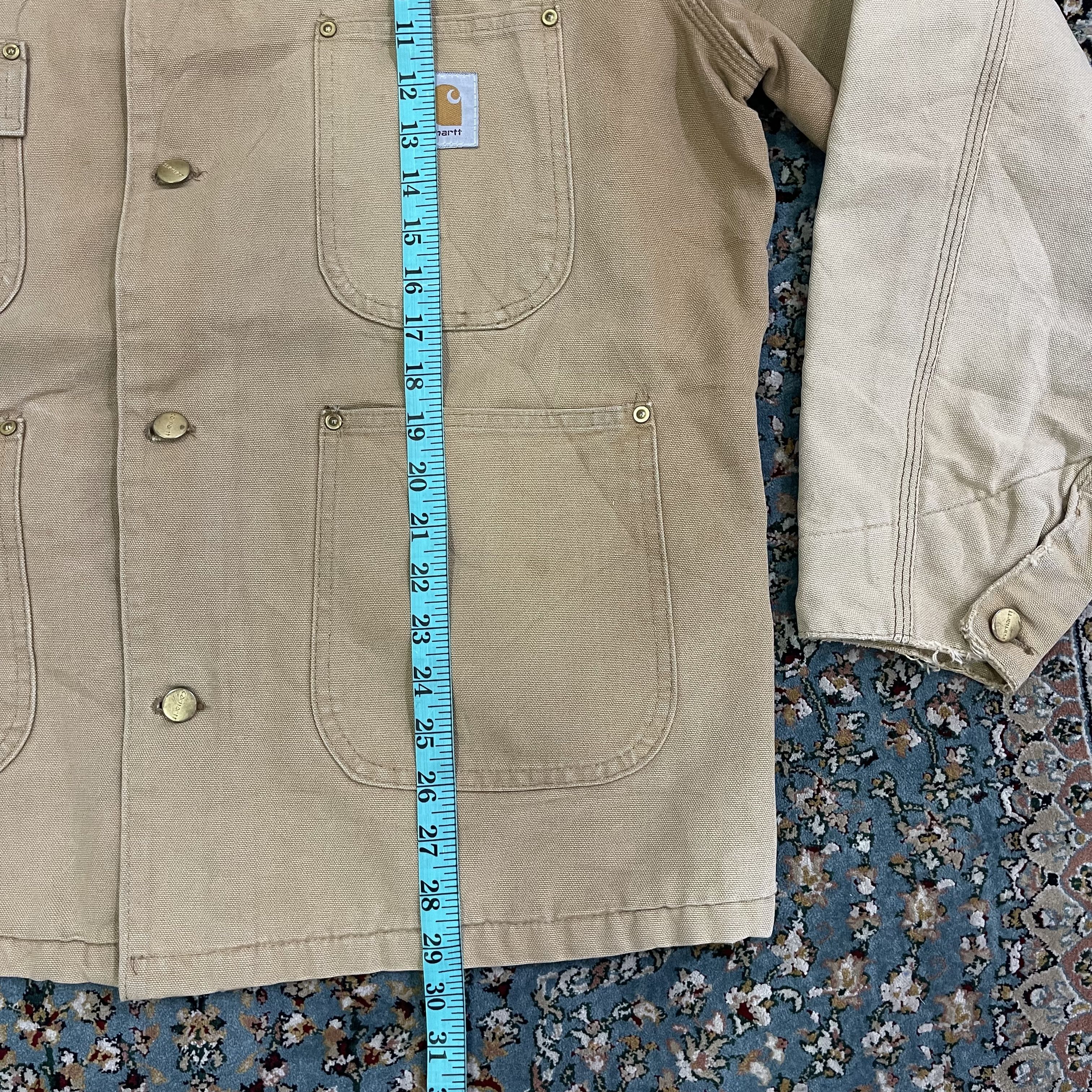 Carhartt × Carhartt Wip × Vintage Vtg 90s Carhartt Detroit Jacket Inner Blanket Size US XL / EU 56 / 4 - 12 Thumbnail